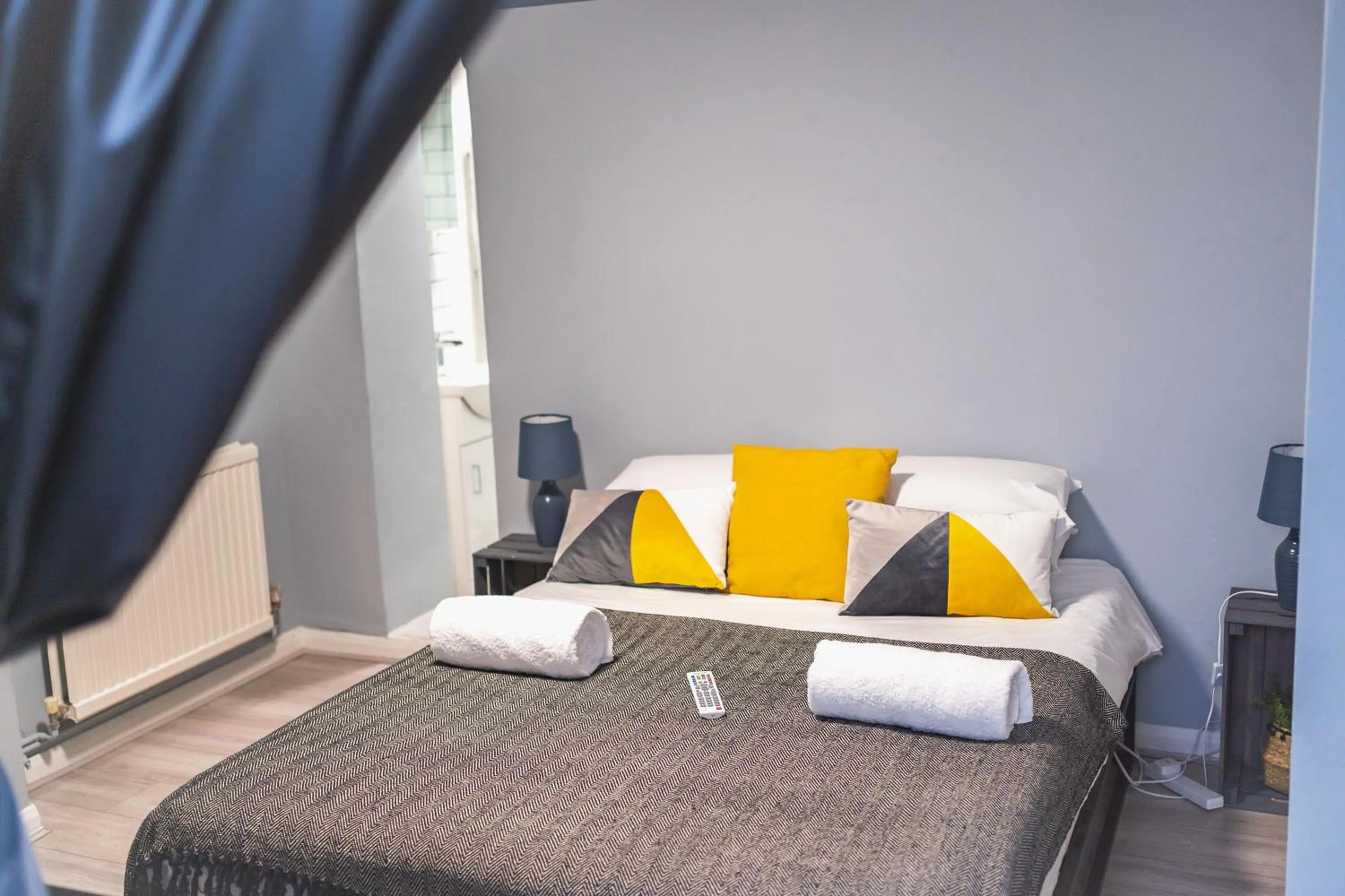 Bed in Saltwater Guest House