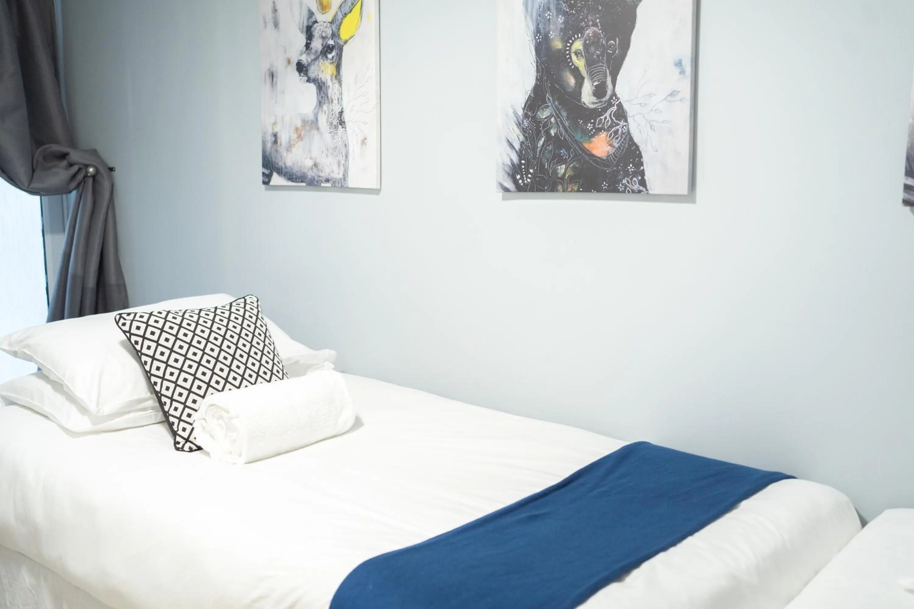 Bed in Saltwater Guest House