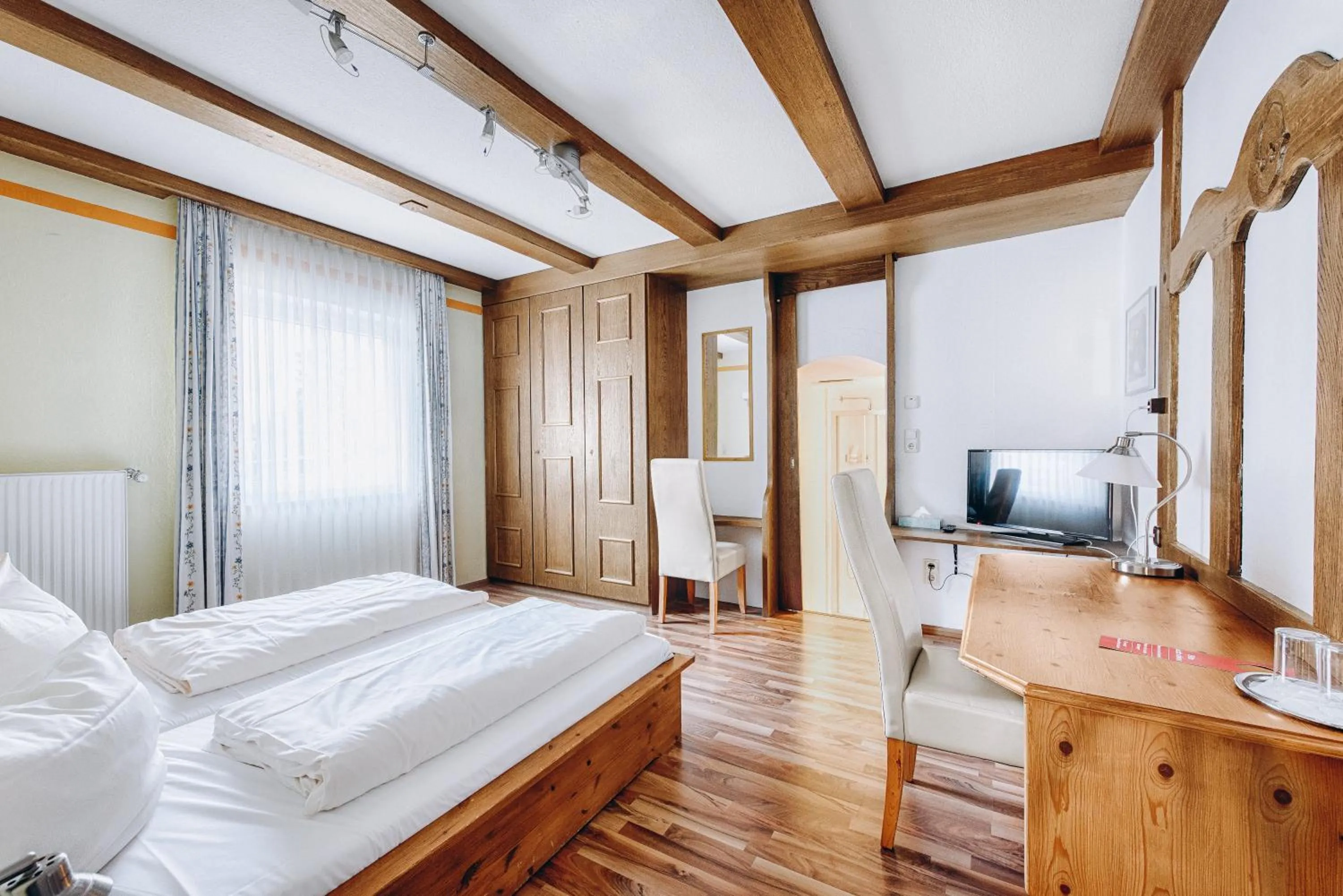 Bedroom, Bed in Hotel Garni Nuss