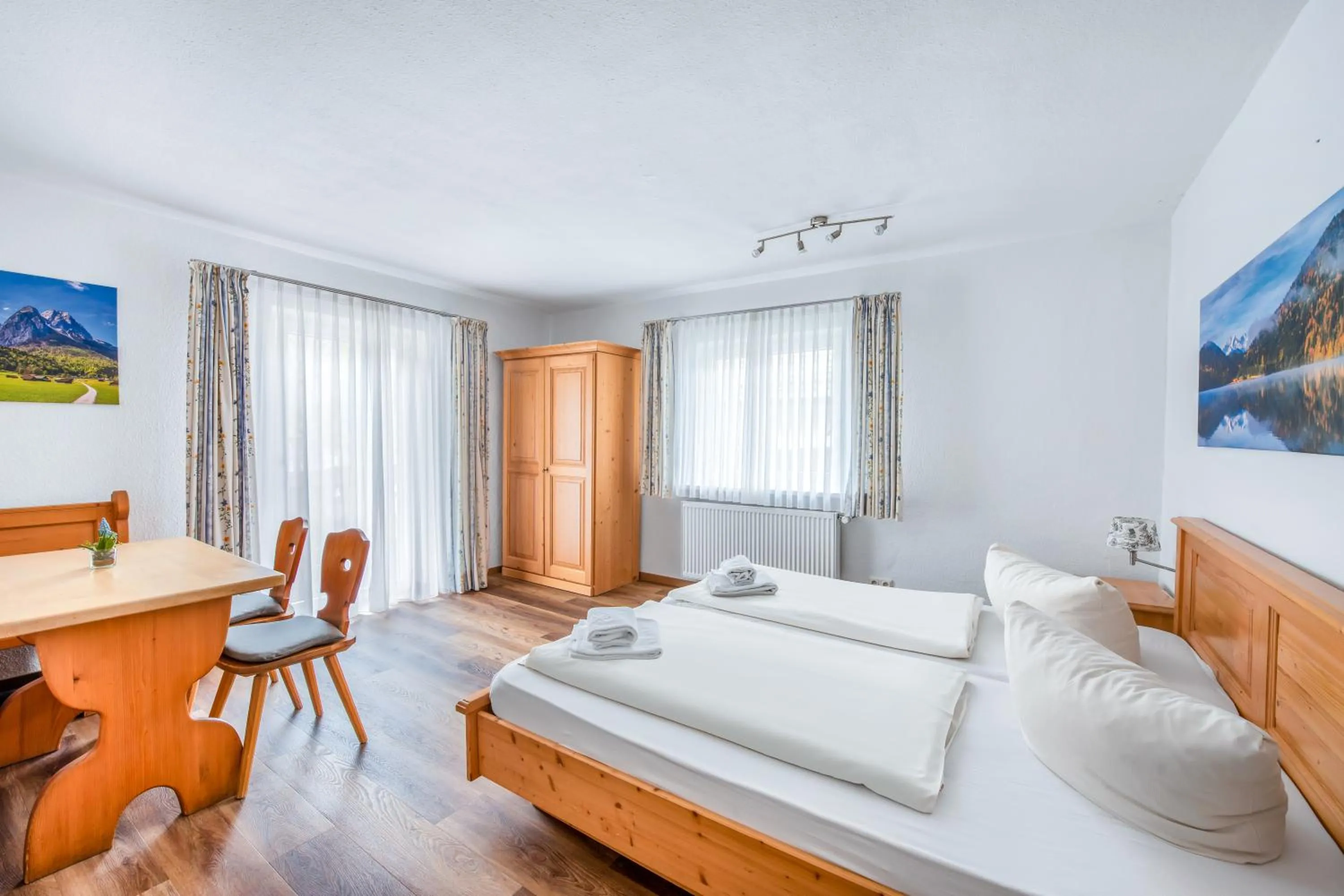 Bed in Hotel Garni Nuss