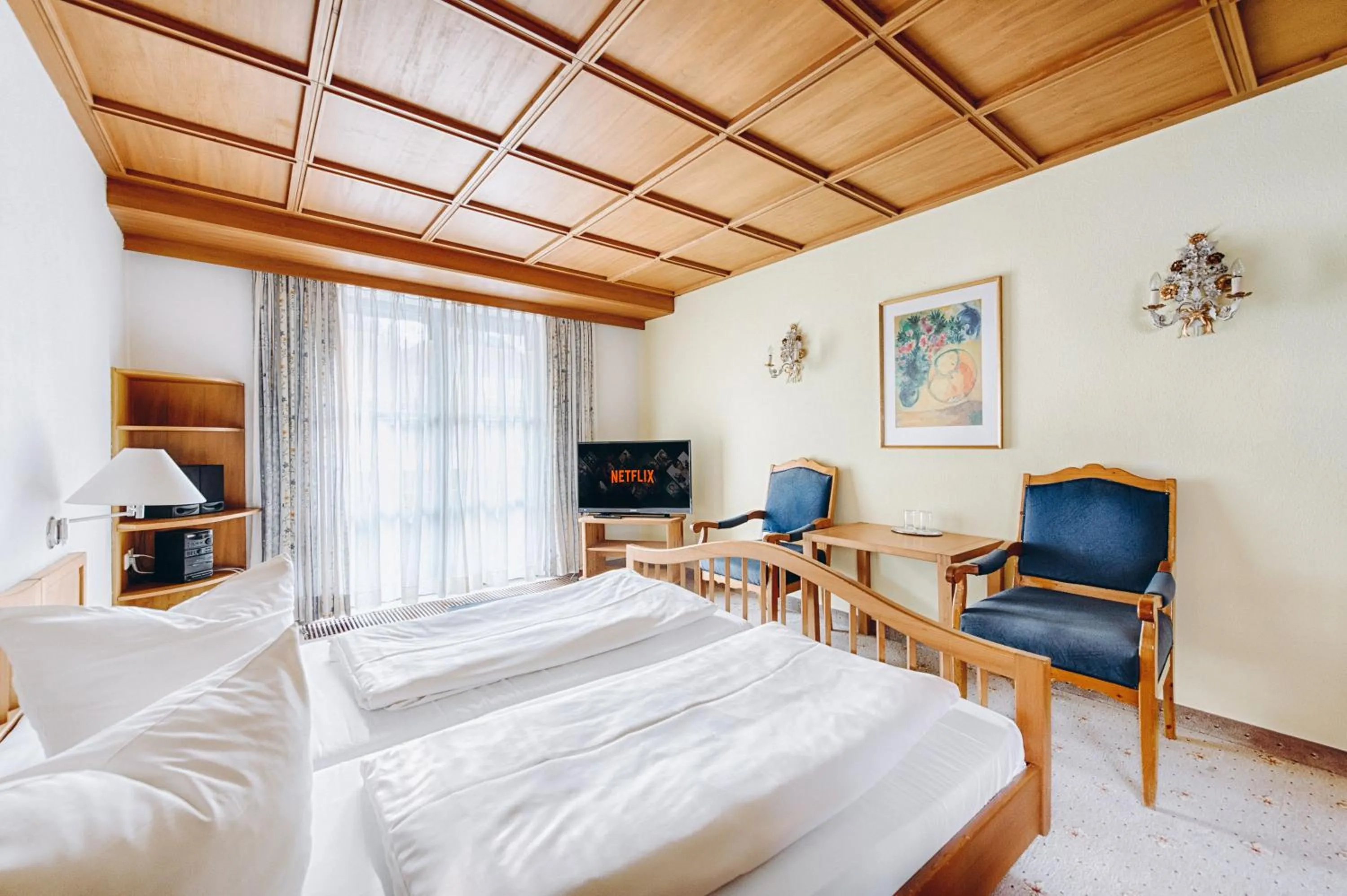 Bedroom, Bed in Hotel Garni Nuss