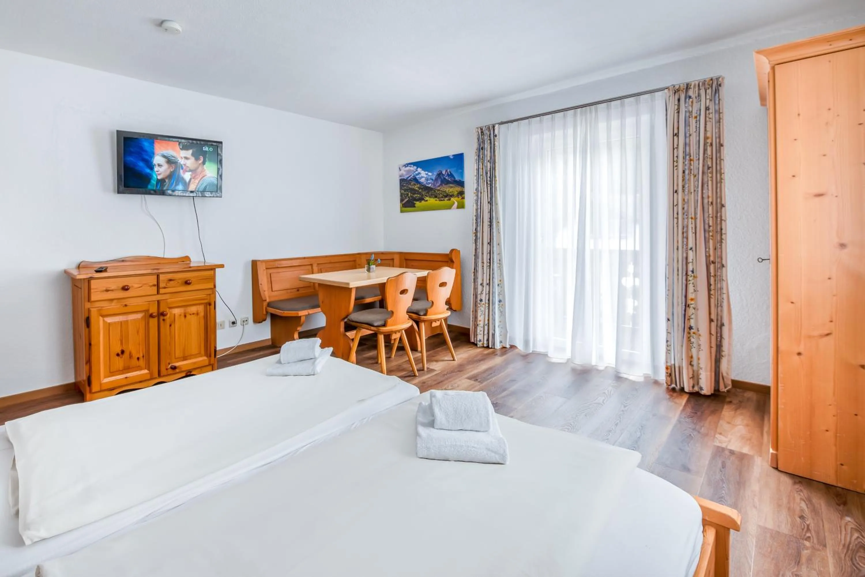 Bed in Hotel Garni Nuss
