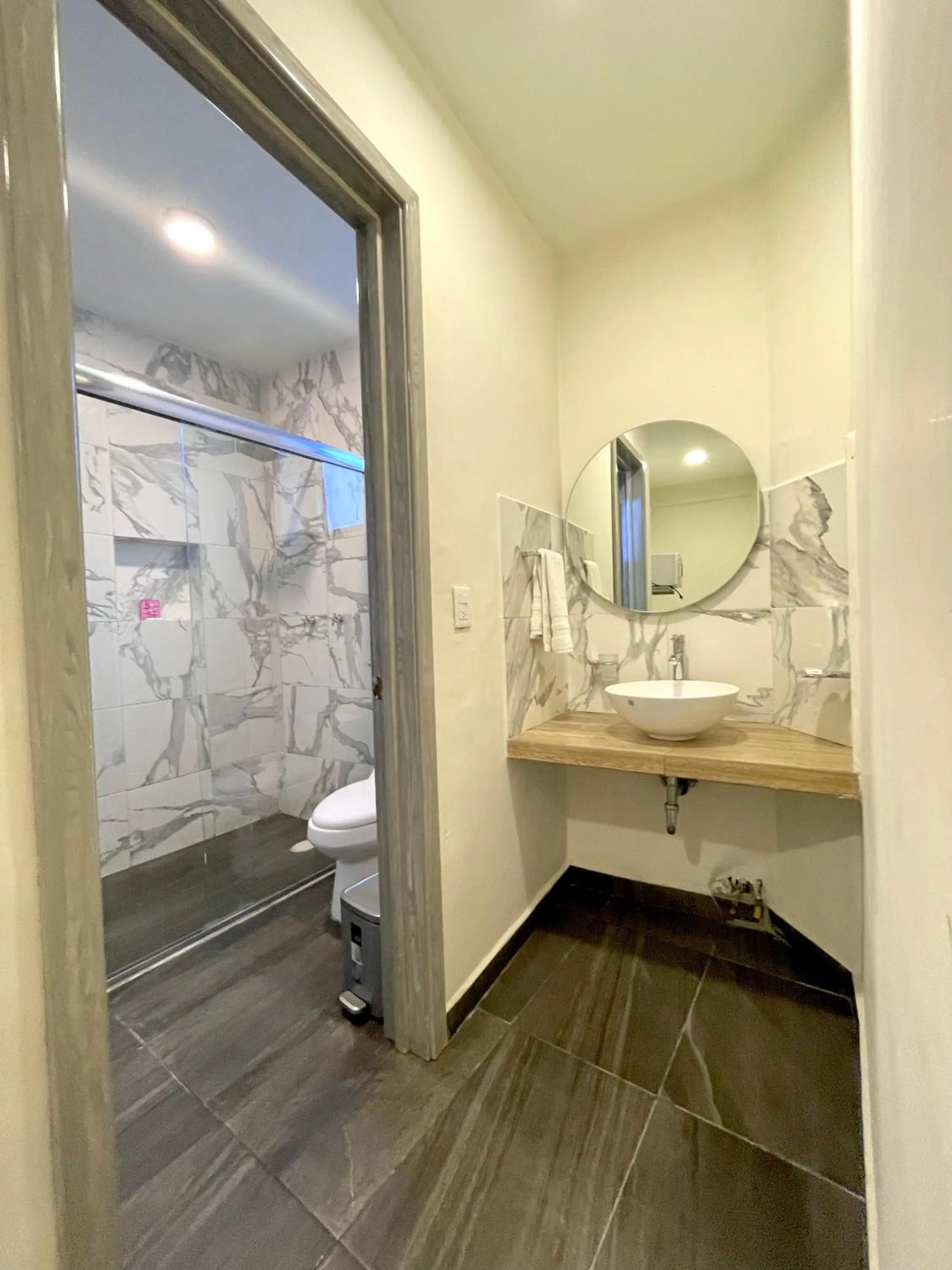 Bathroom in Capital Suites