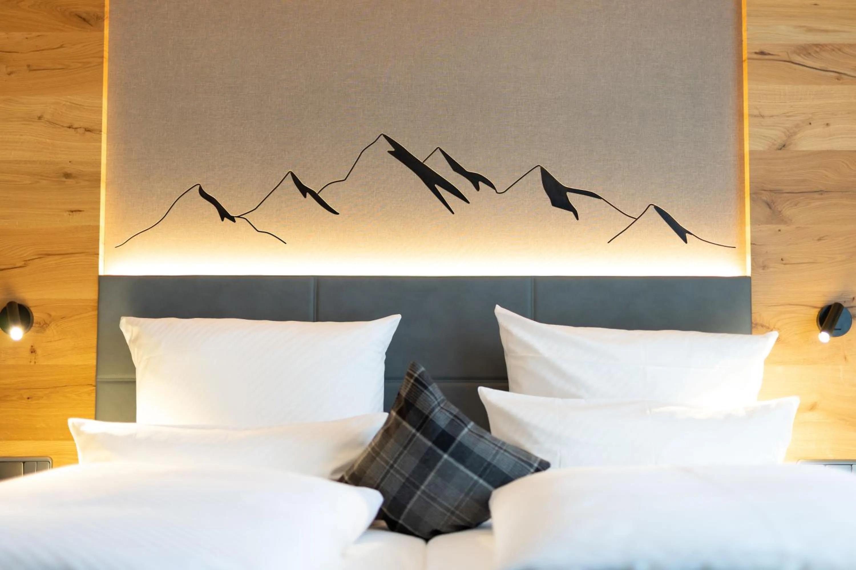 Bed in Alpenhof Oberstdorf Hotel & SPA, Signature Collection by BW