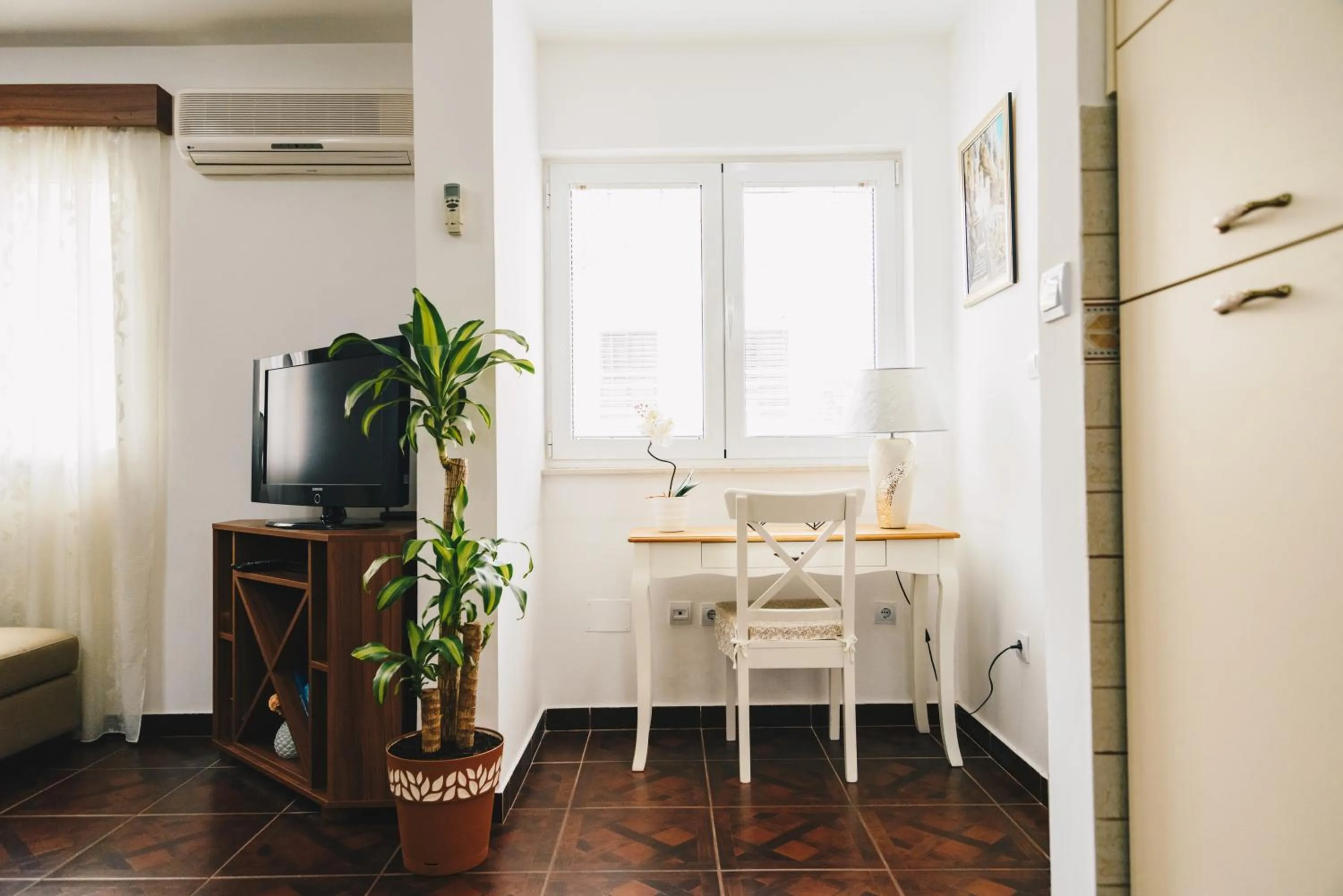 Living room in El Mar Apartments