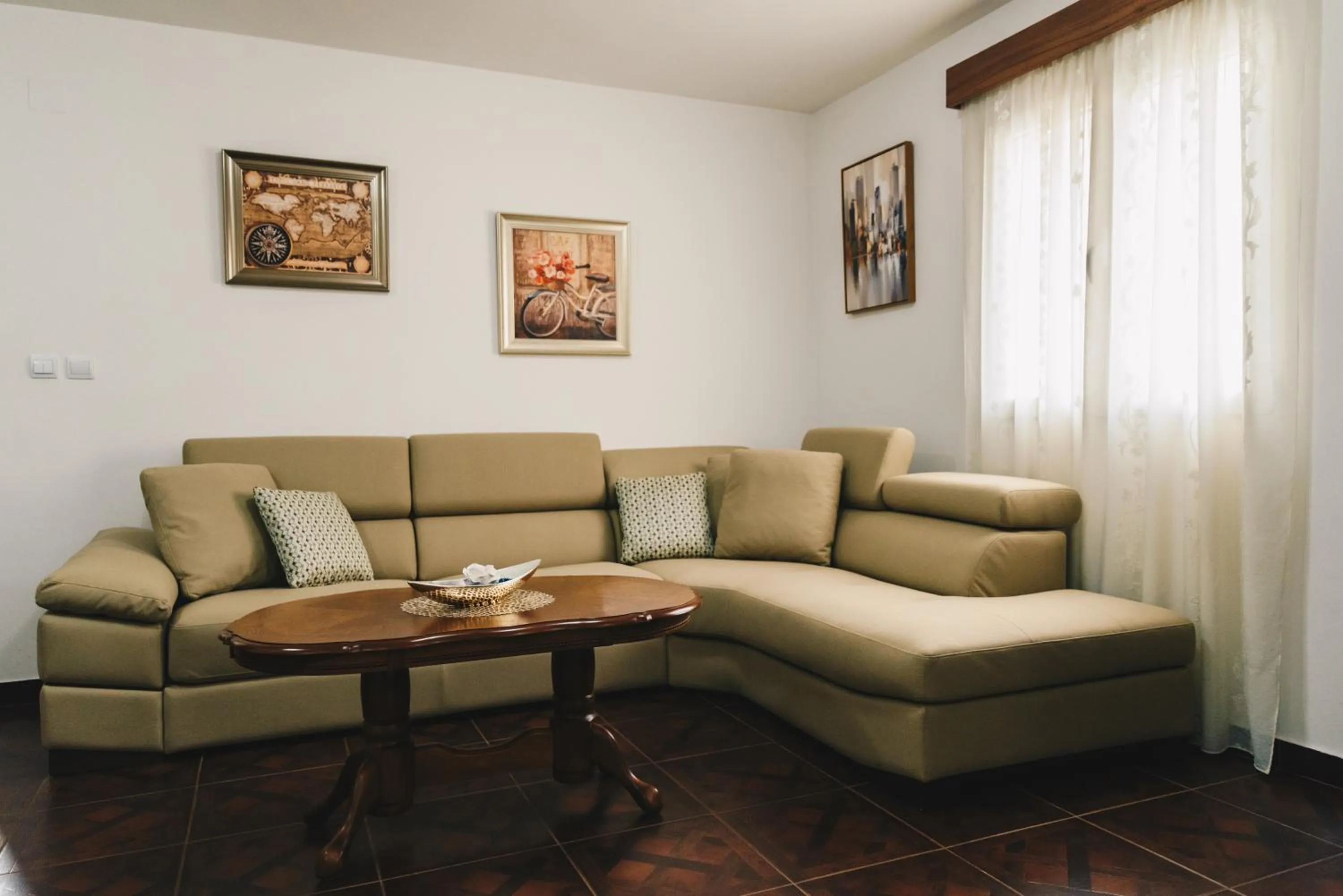 Living room in El Mar Apartments