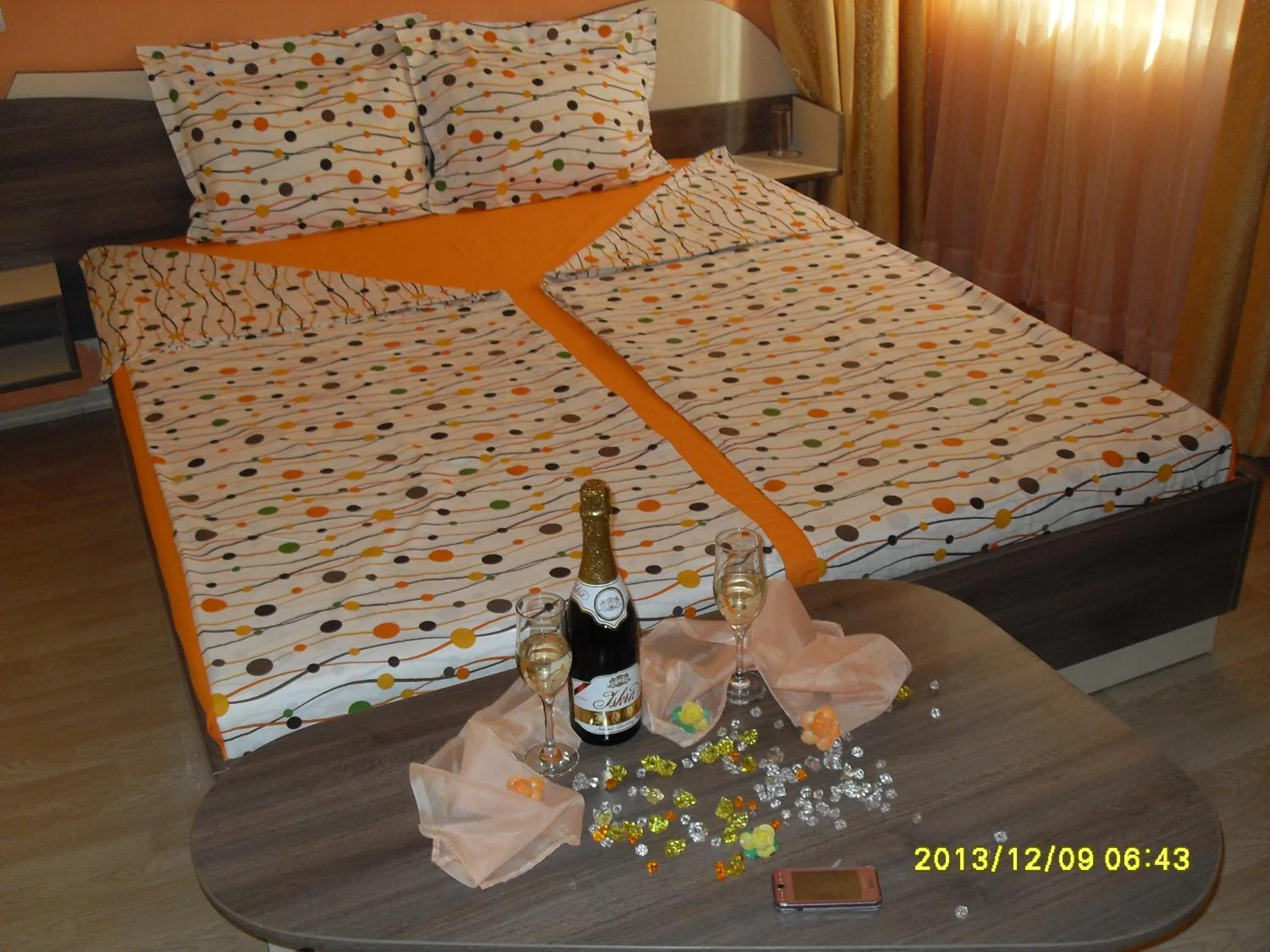 Bed in Eos Hotel