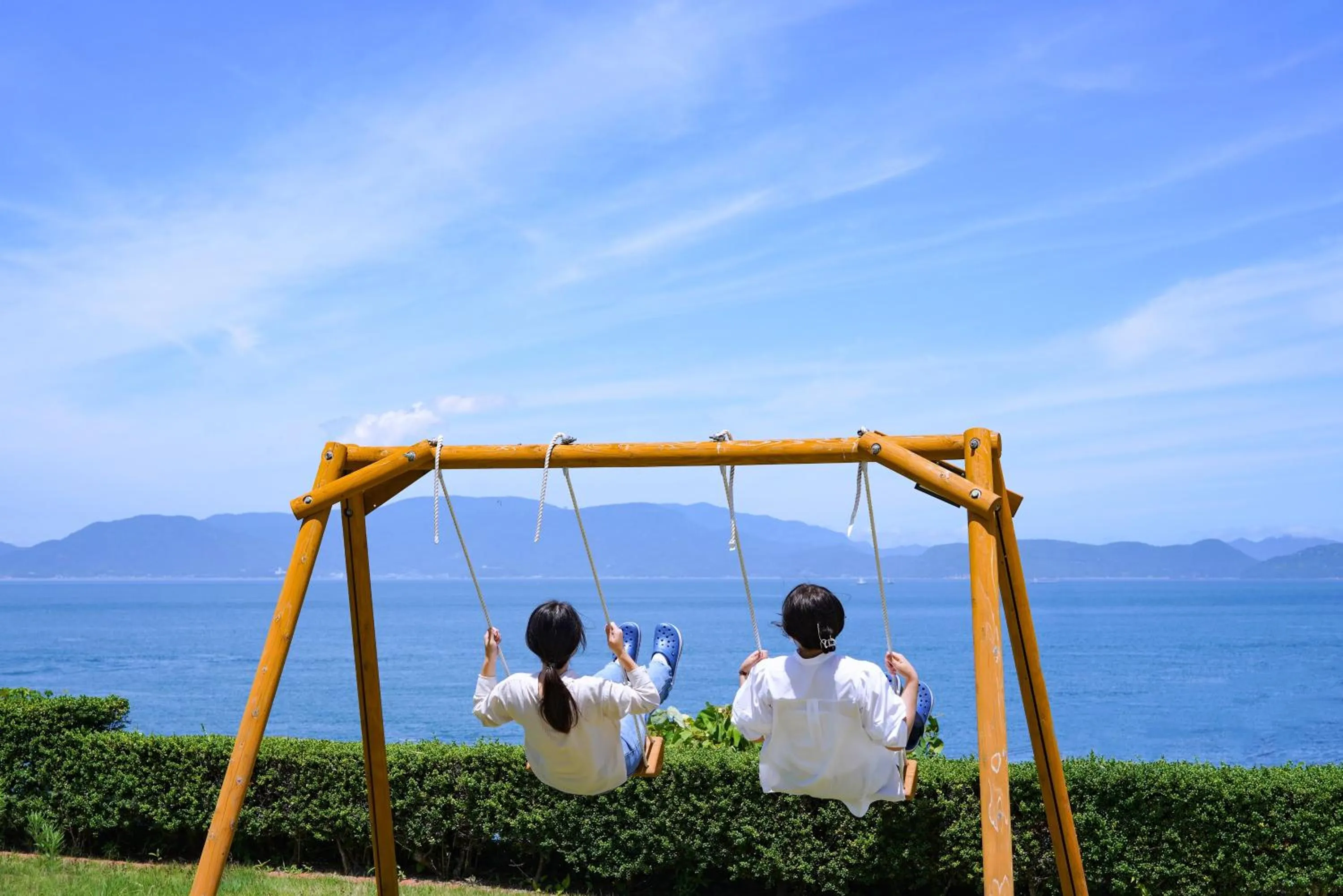 children in Seaside Villa SASAO