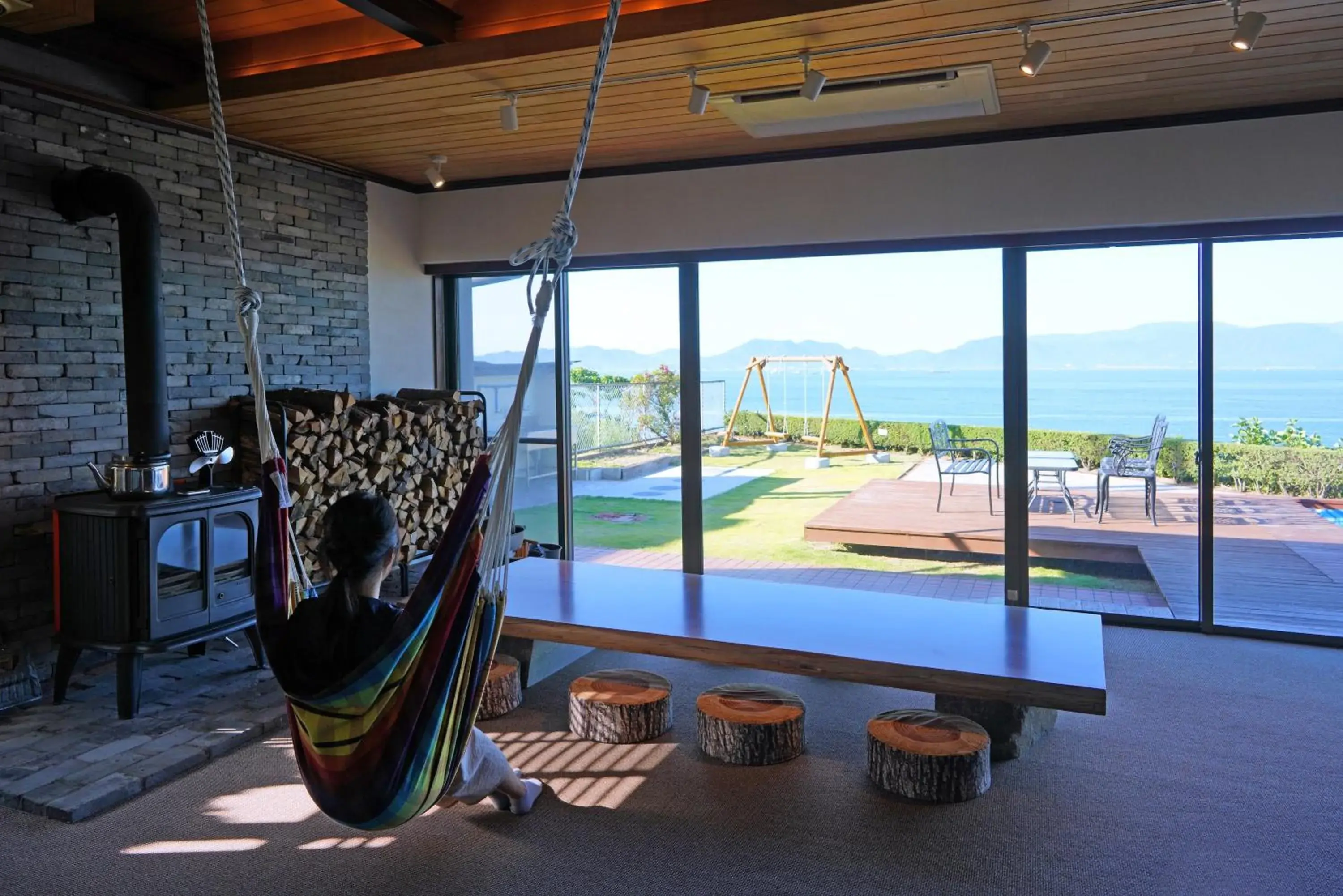 Living room in Seaside Villa SASAO Living room in Seaside Villa SASAO