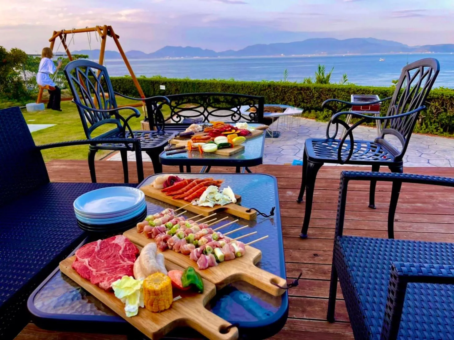 BBQ facilities in Seaside Villa SASAO