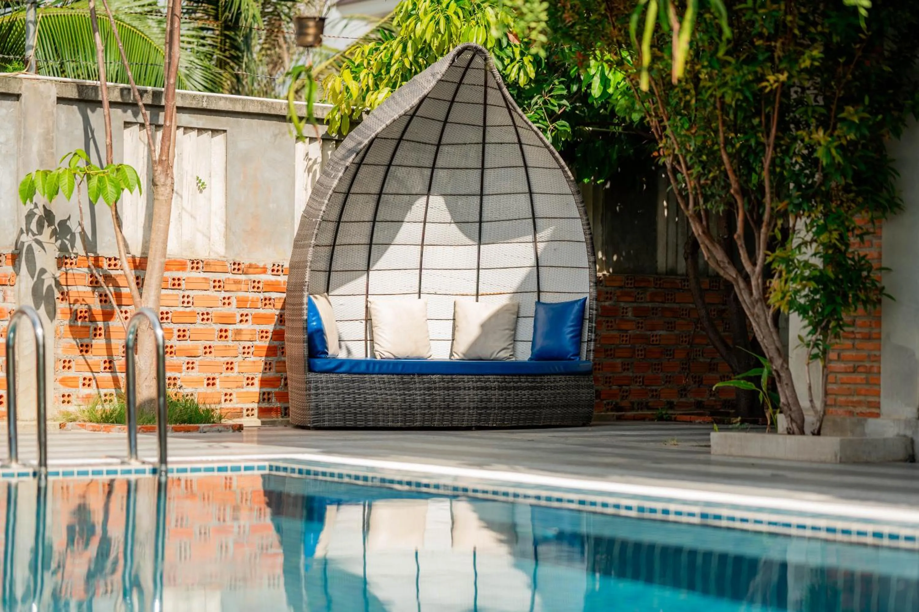 Seating area in Kampot Sweet Boutique