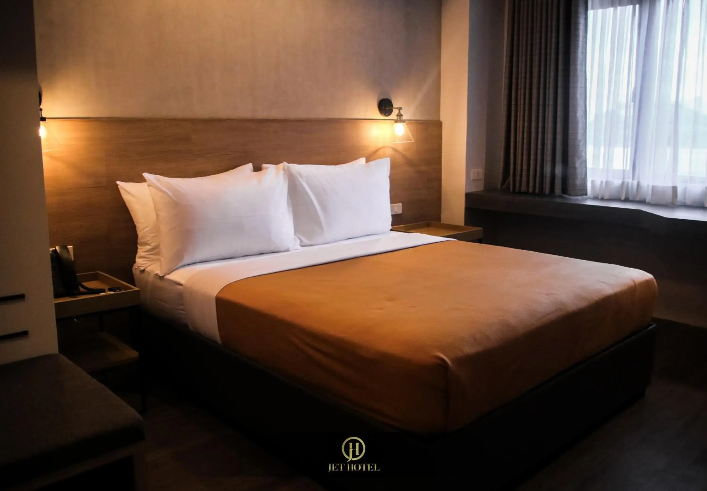 Bed in JET Hotel Bed in JET Hotel