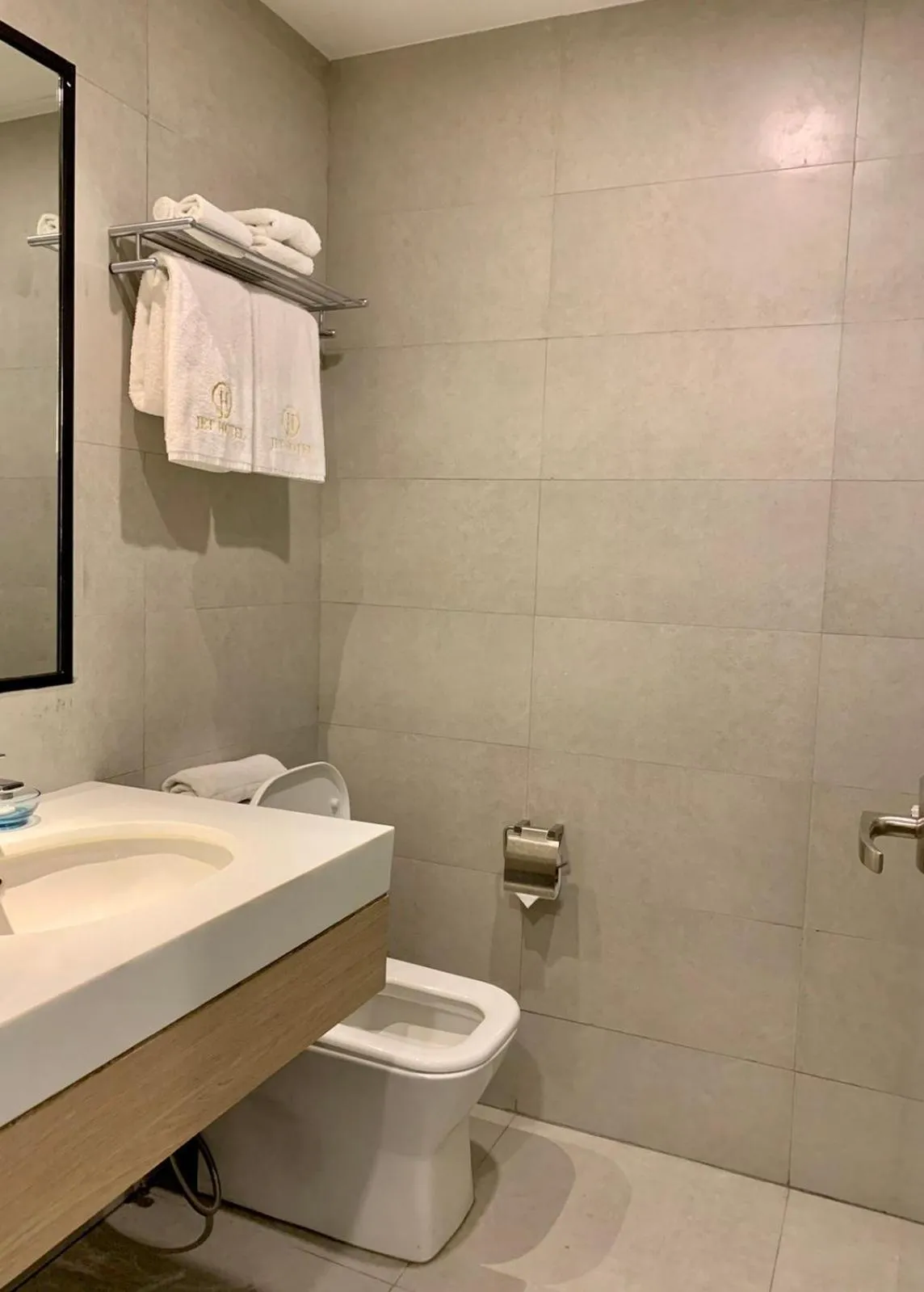 Bathroom in JET Hotel