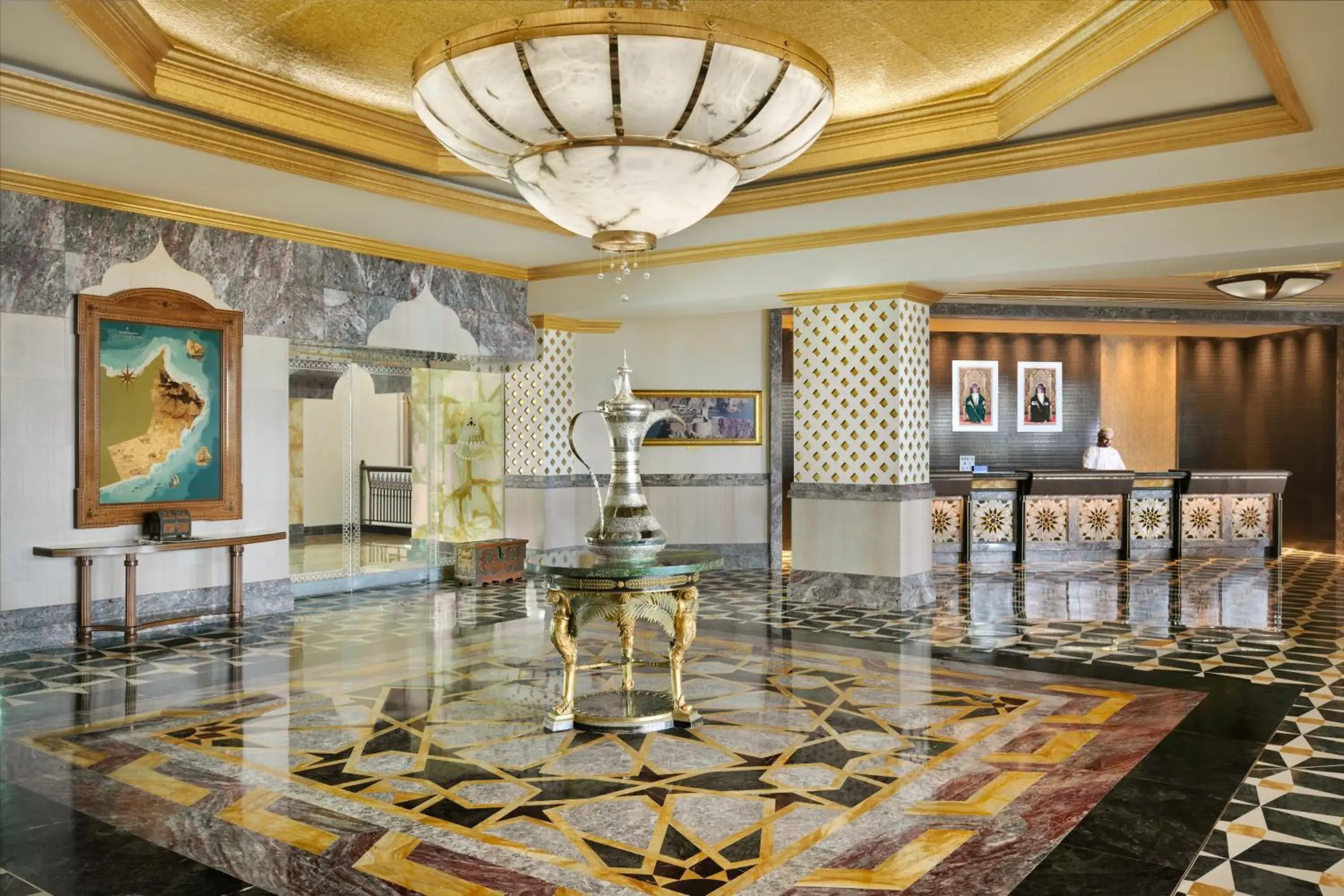 Lobby or reception in Grand Hyatt Muscat Lobby or reception in Grand Hyatt Muscat
