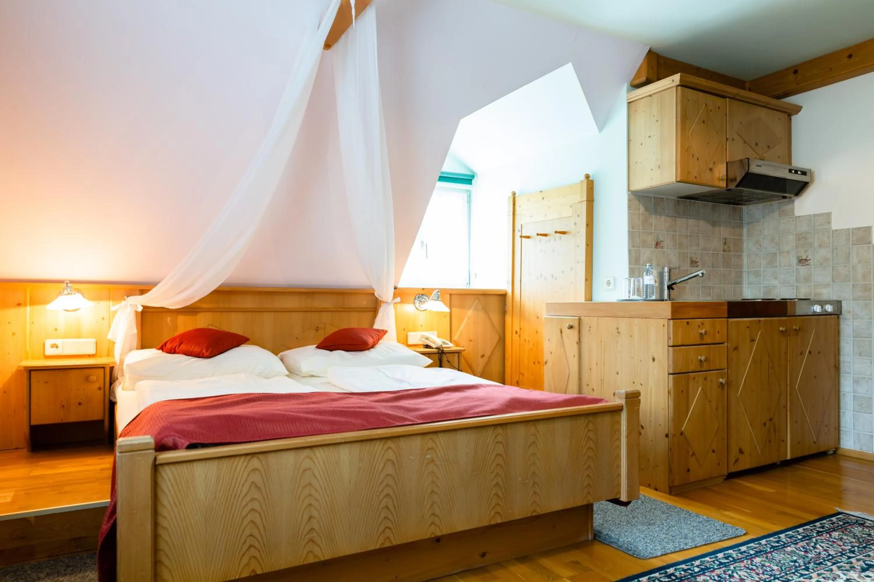 Bedroom, Bed in Scharfegger's Raxalpenhof - Zuhause am Land