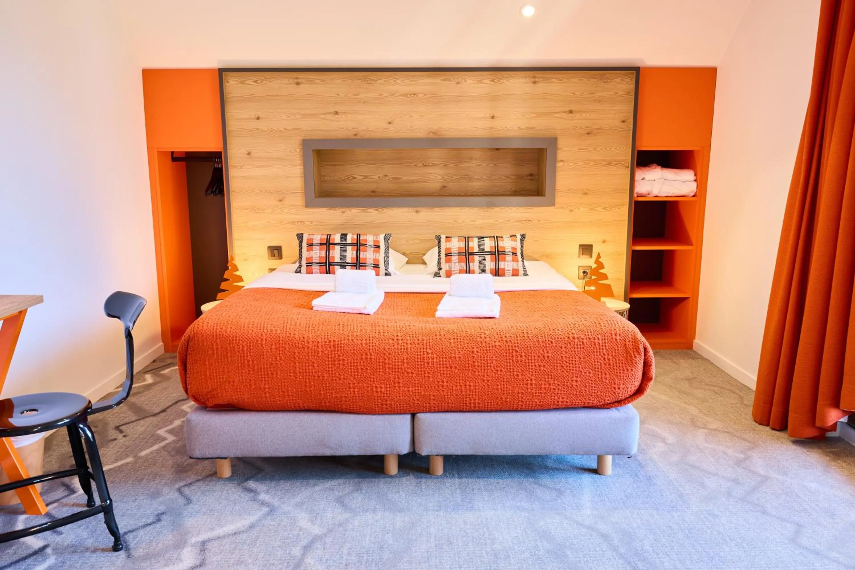 Bed in Hotel Base Camp Lodge - Les 2 Alpes