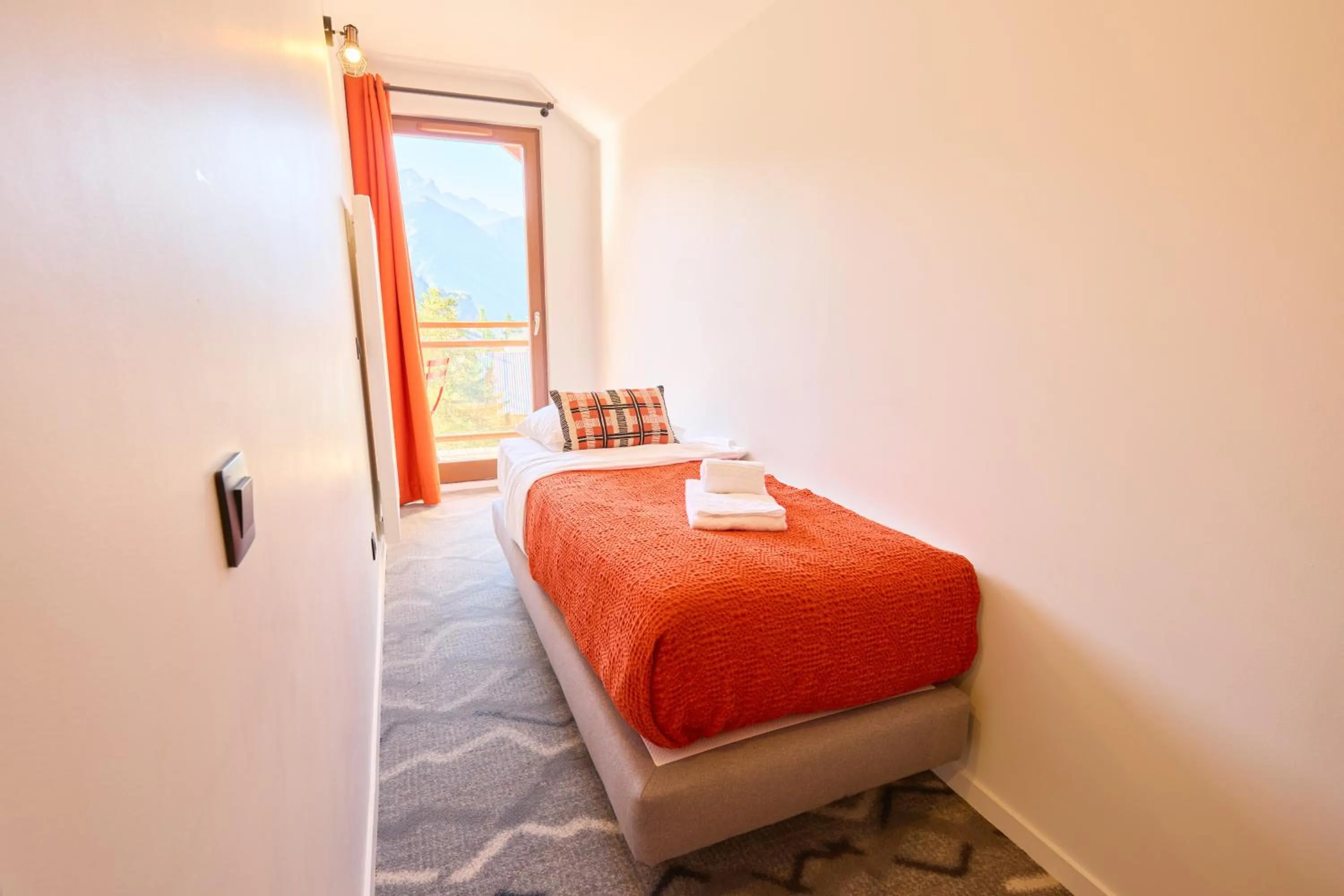 Bed in Hotel Base Camp Lodge - Les 2 Alpes