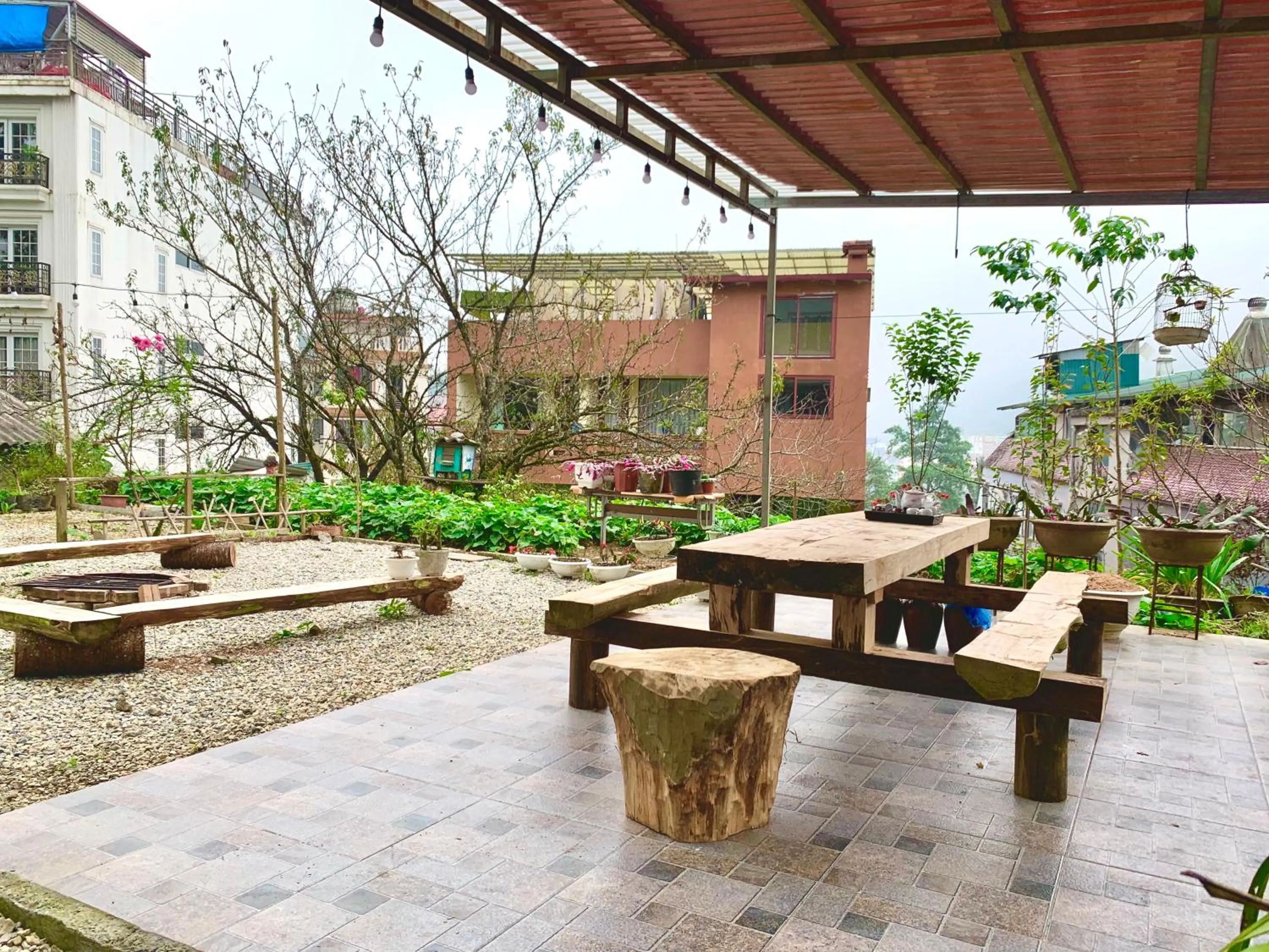 Patio in The 1996 House