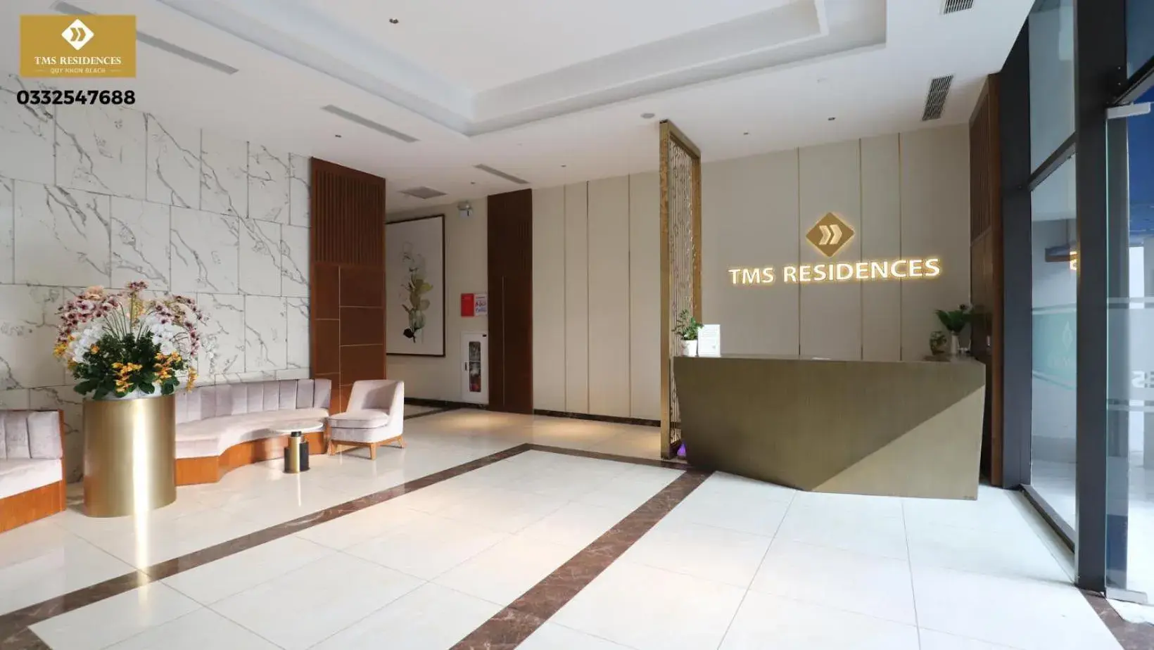 Lobby or reception in TMS Residences Quy Nhon - Official Lobby or reception in TMS Residences Quy Nhon - Official