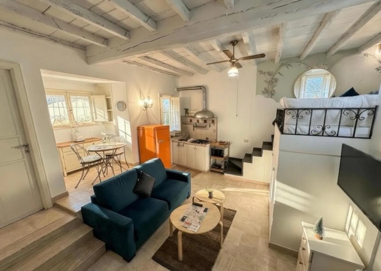 Living room in Navona Open Space Apartments