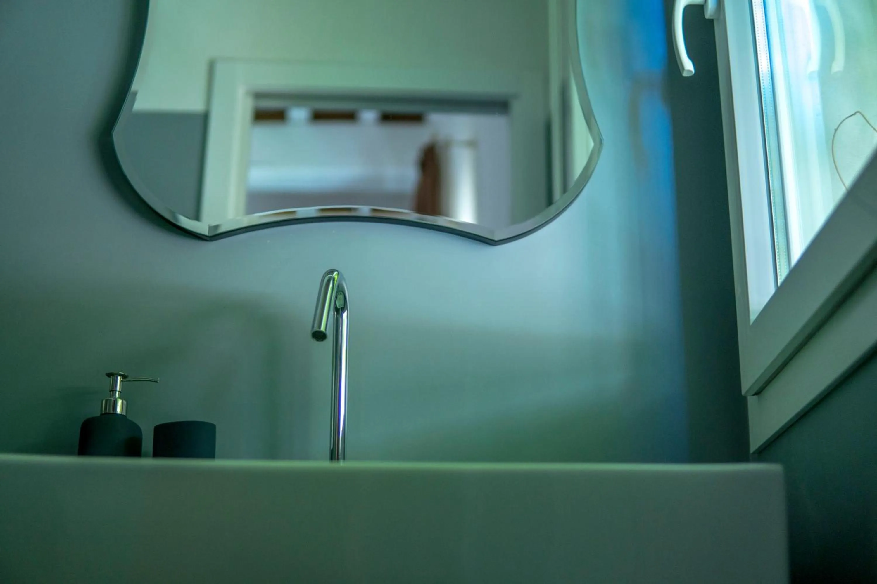 Bathroom in Navona Open Space Apartments
