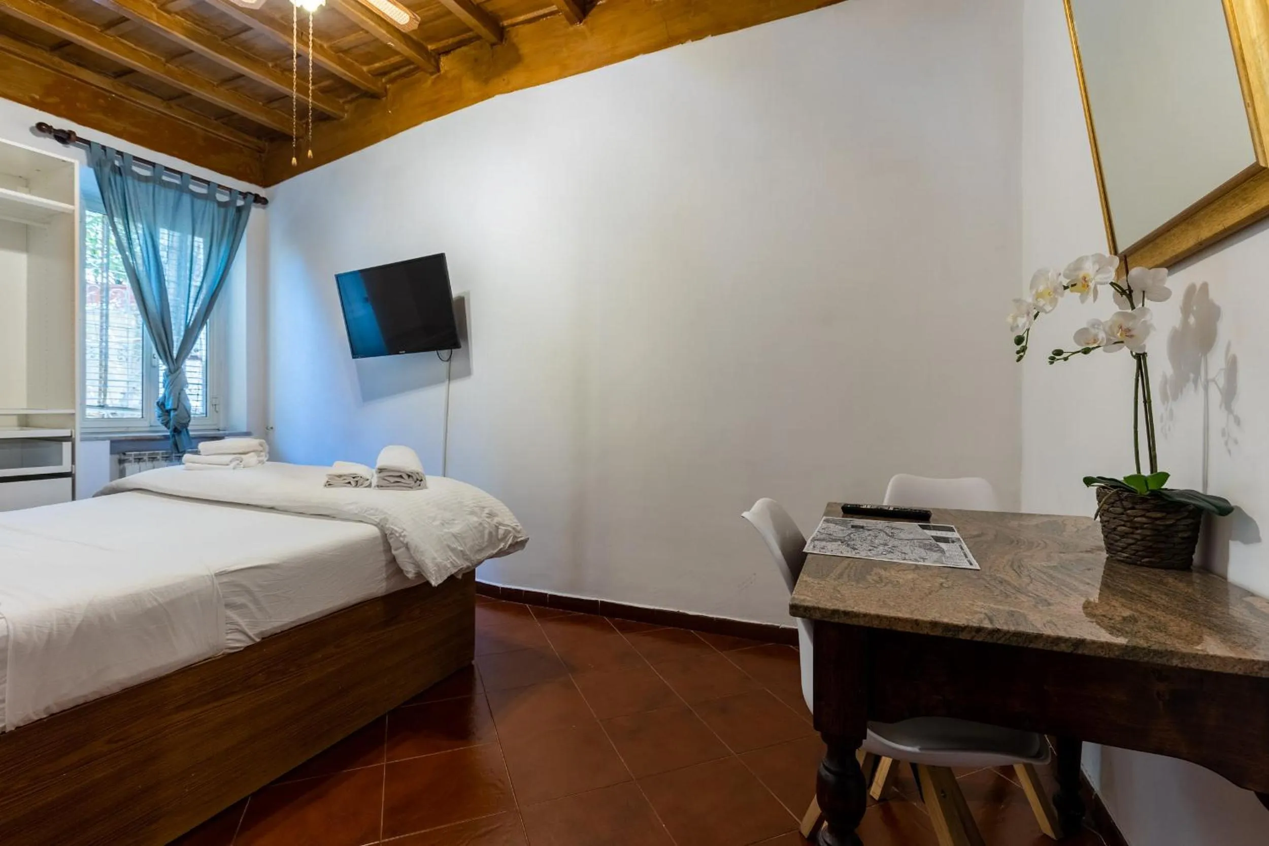 Bedroom, Bed in Navona Open Space Apartments