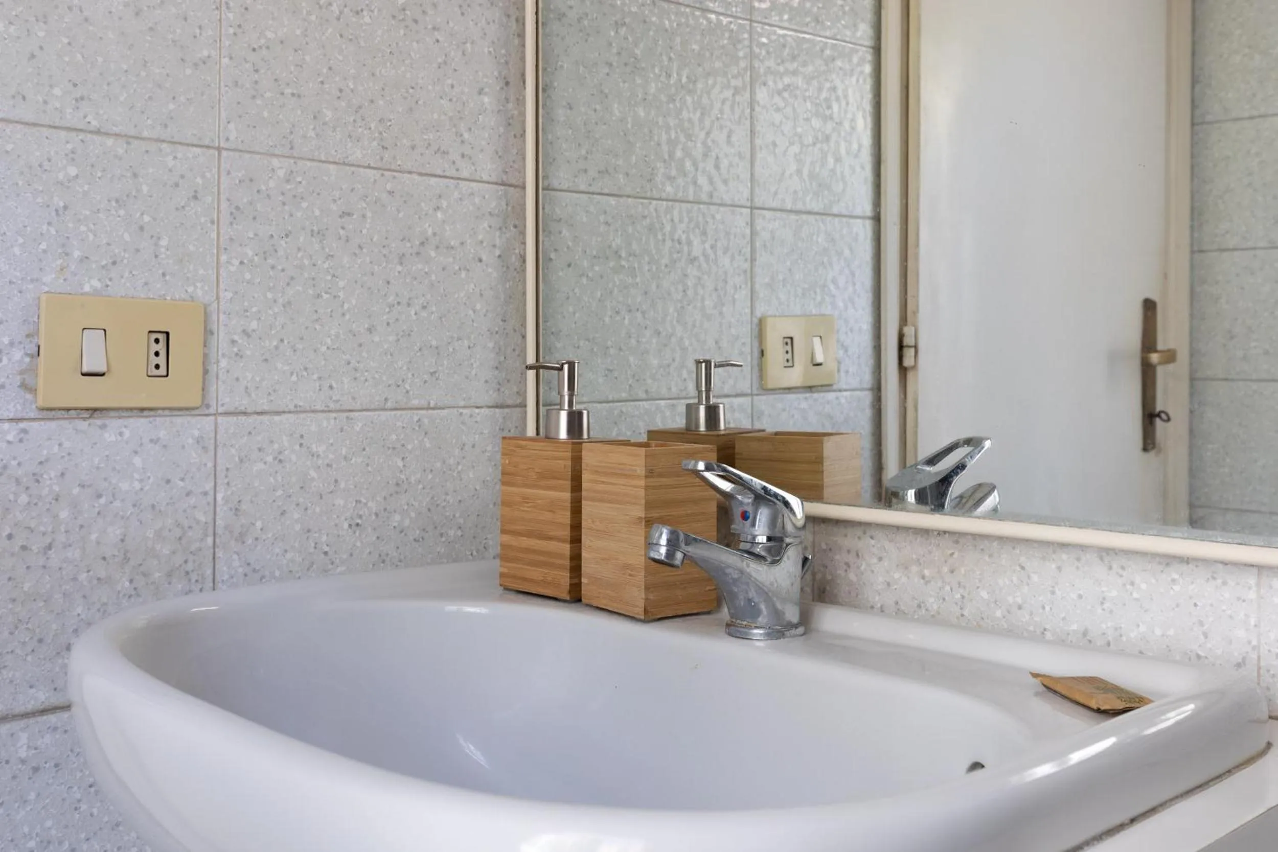 Bathroom in Navona Open Space Apartments