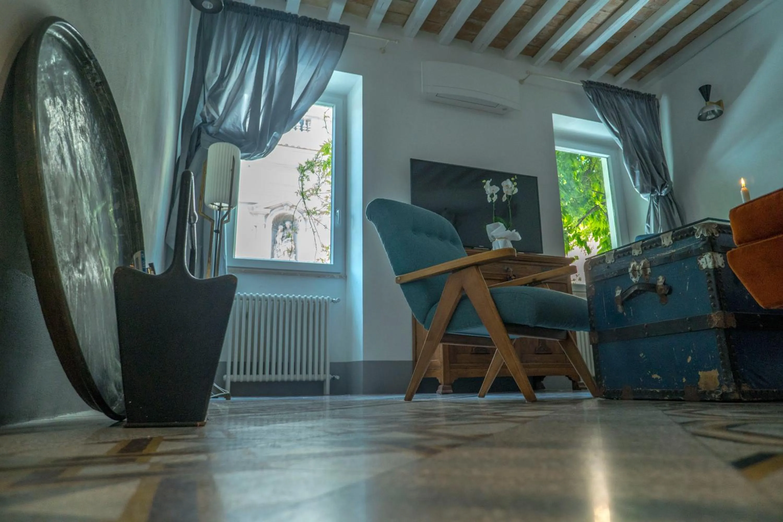 Living room in Navona Open Space Apartments