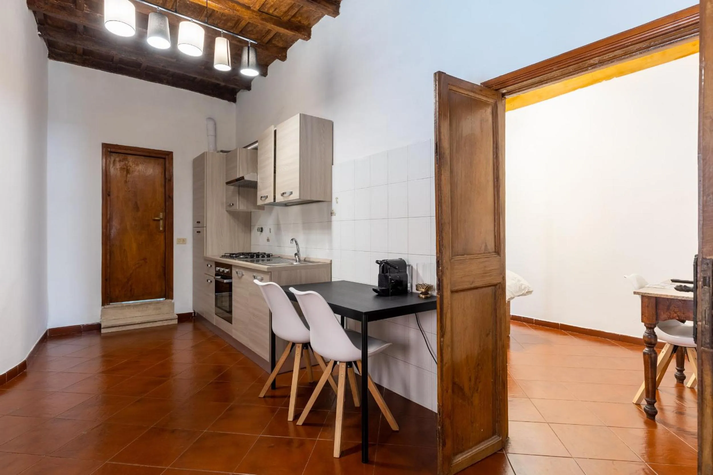 Kitchen or kitchenette in Navona Open Space Apartments