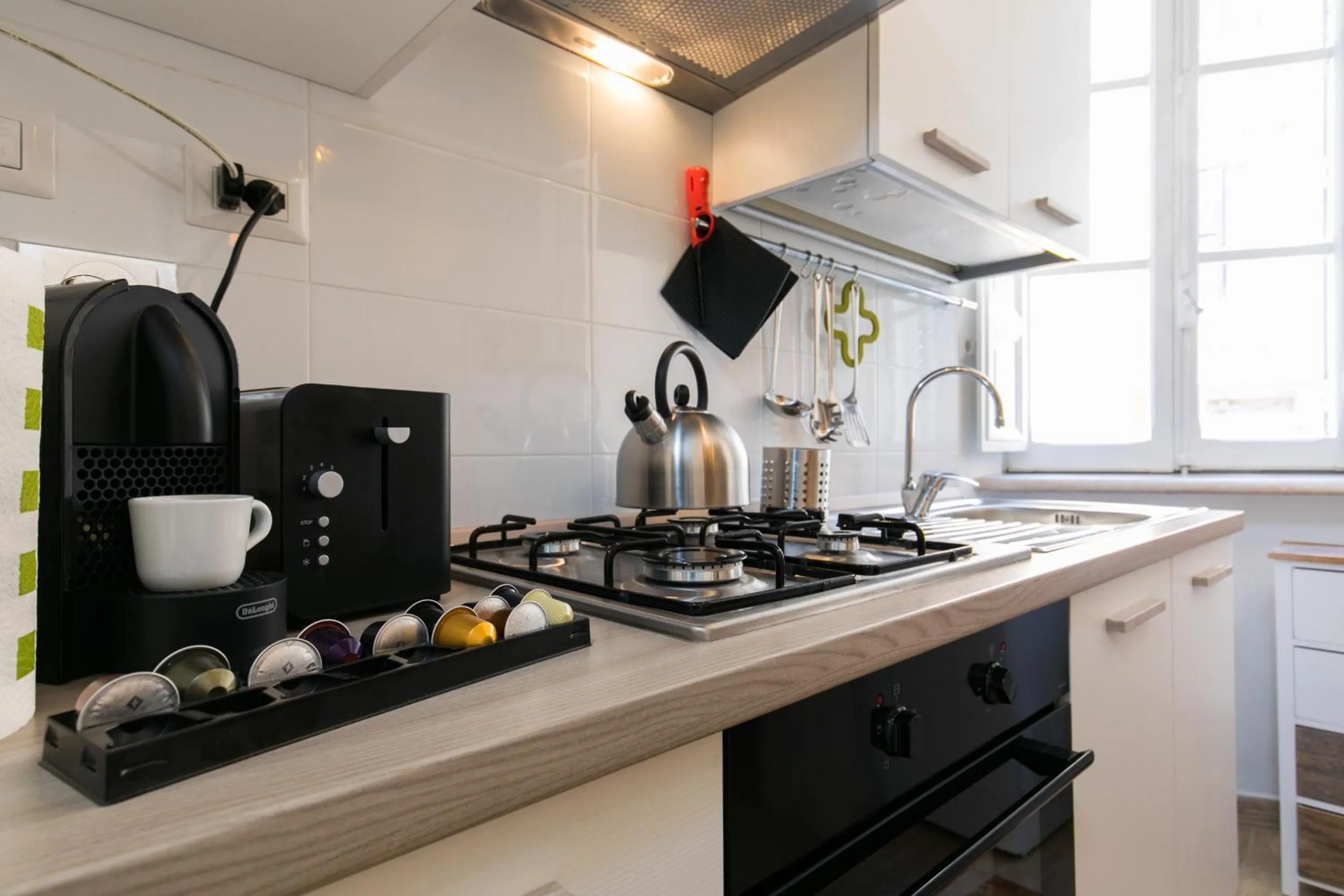 Kitchen or kitchenette in Navona Open Space Apartments