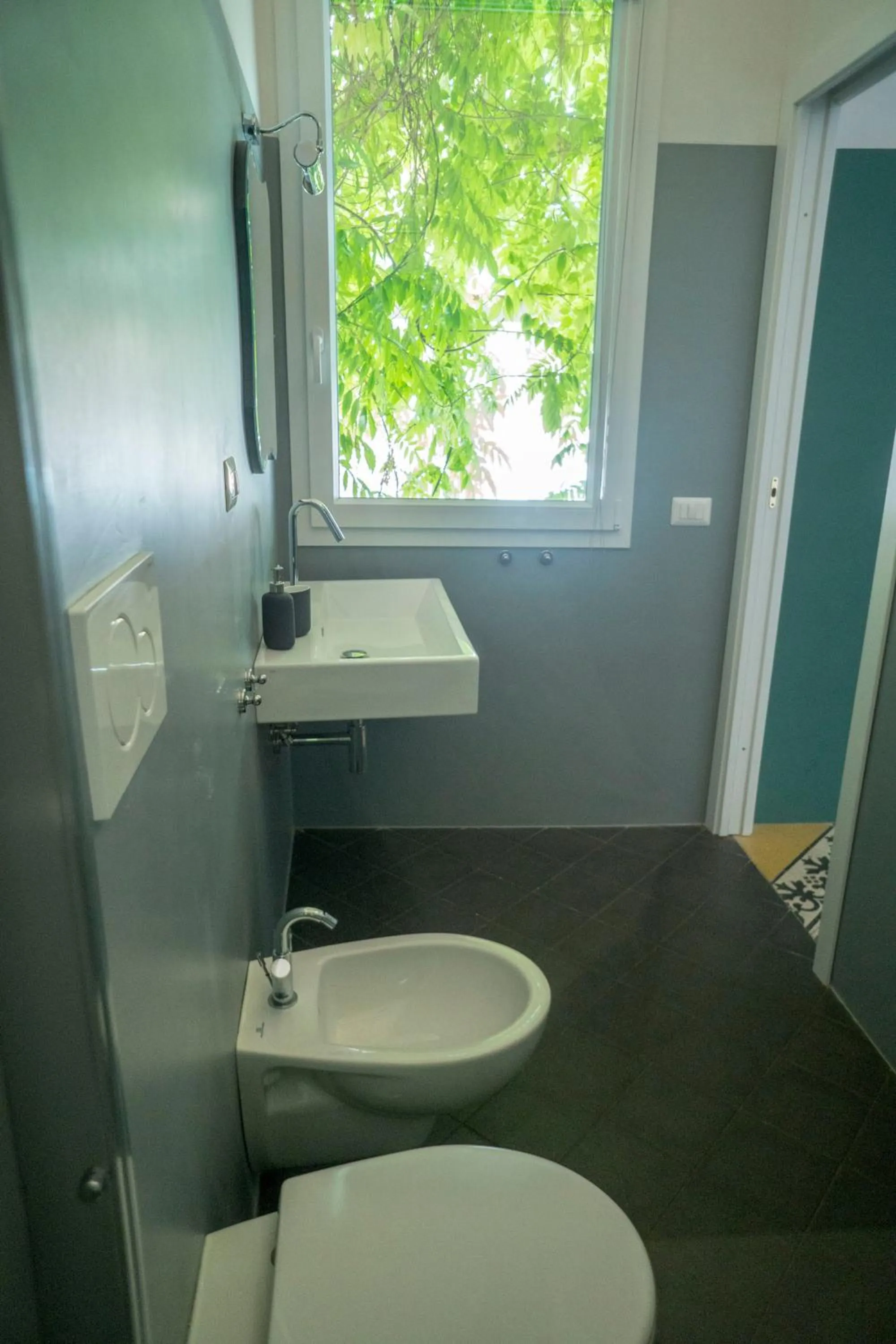 Bathroom in Navona Open Space Apartments