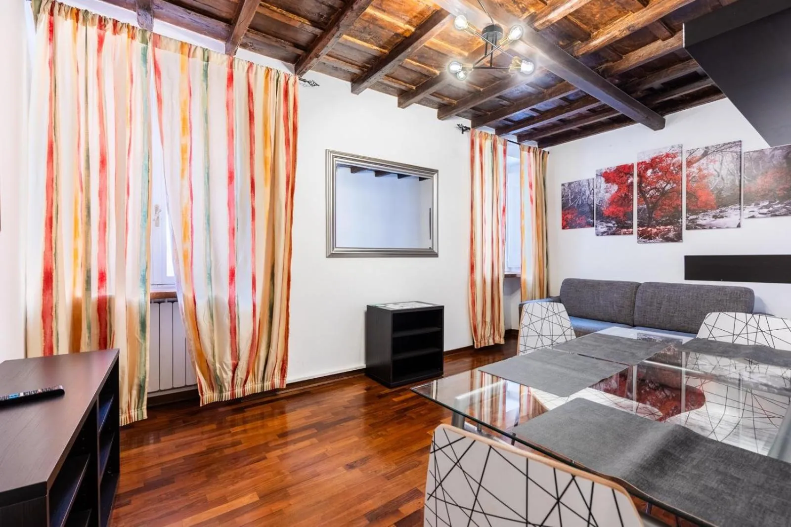 TV and multimedia, Bed in Navona Open Space Apartments