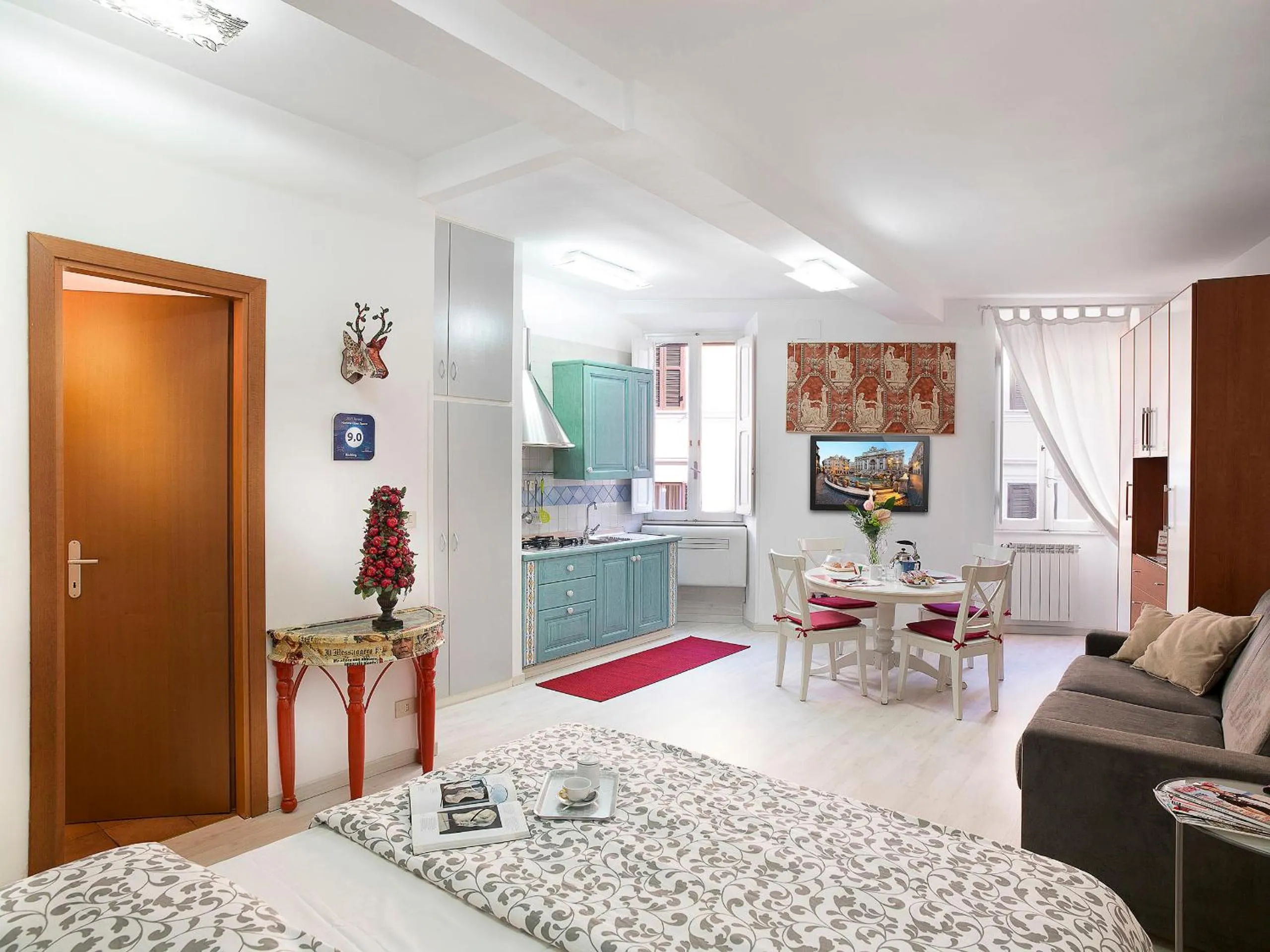 Living room in Navona Open Space Apartments