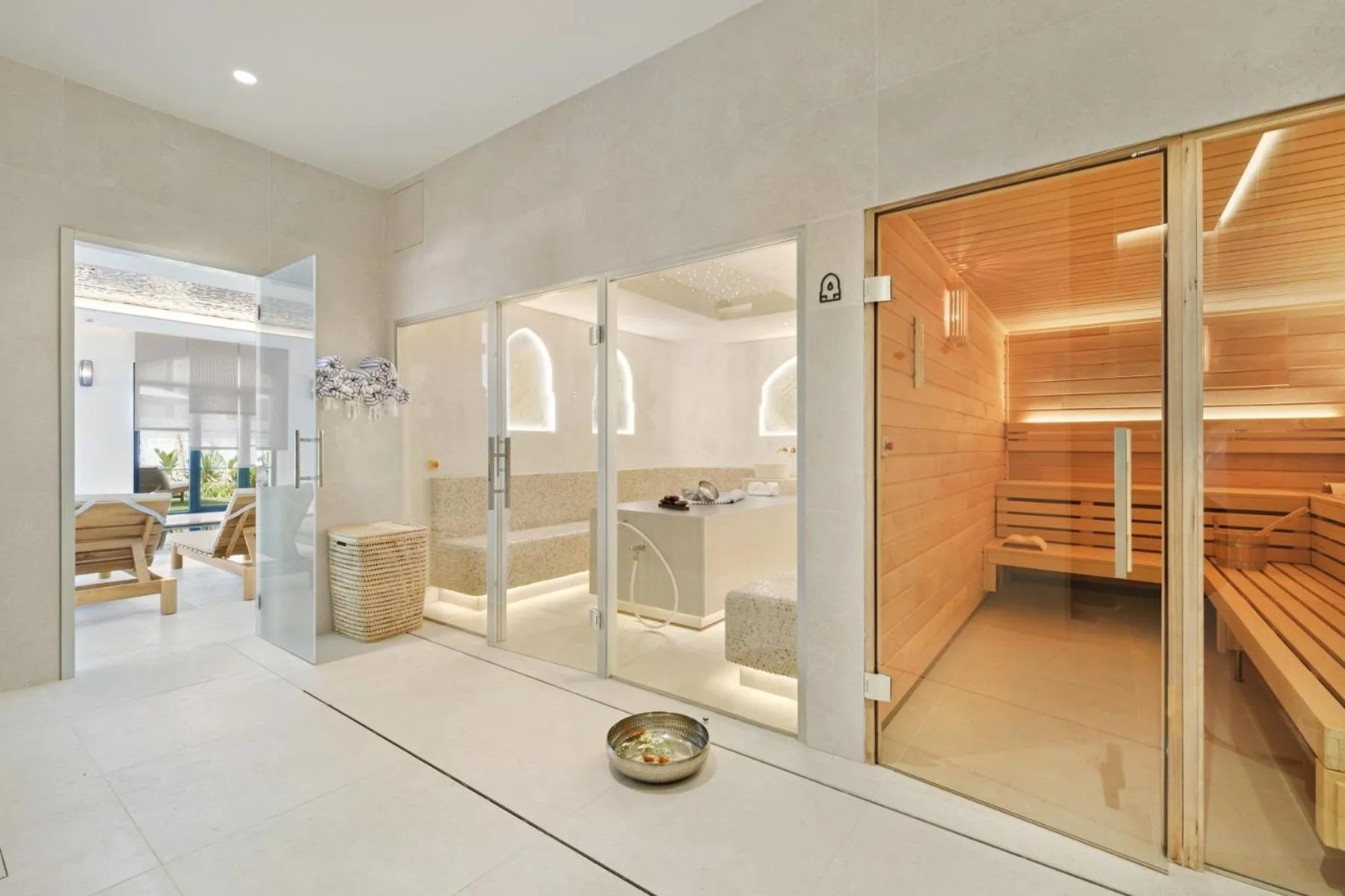 Sauna in El Coto Boutique & Spa Hotel