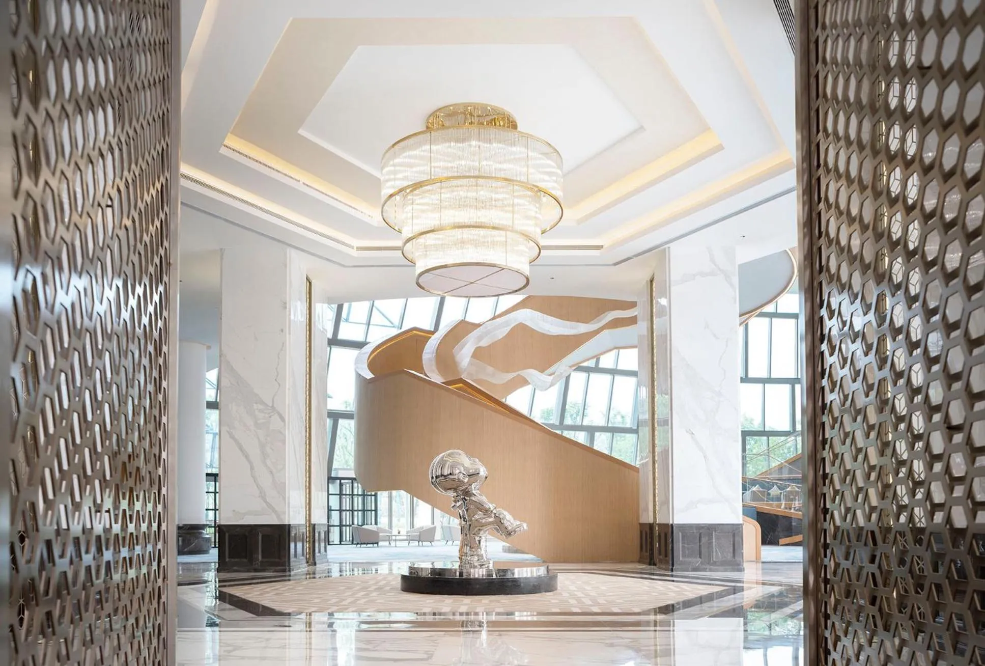 Lobby or reception in Langham Place Changsha