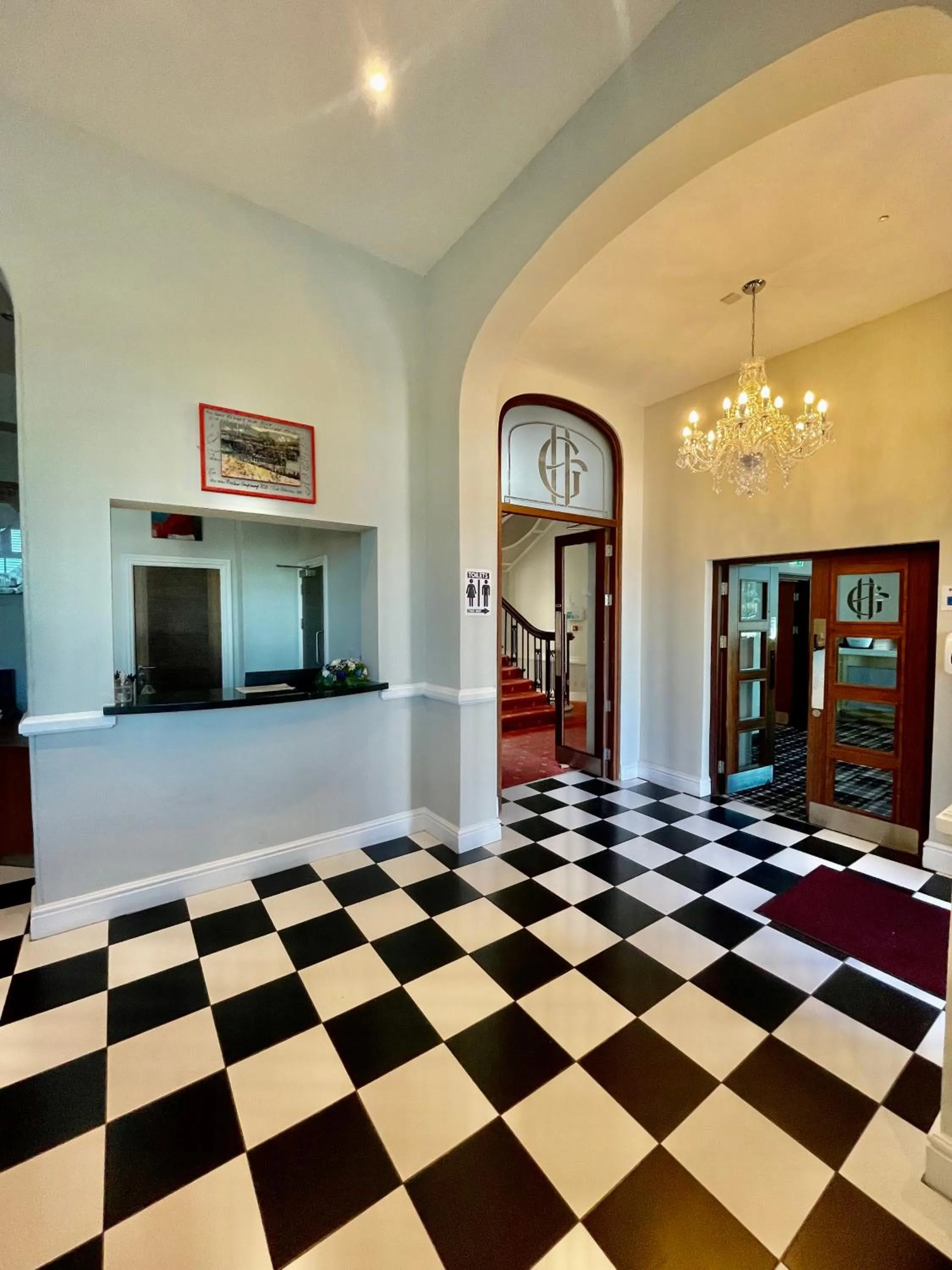 Lobby or reception in The Grand Hotel