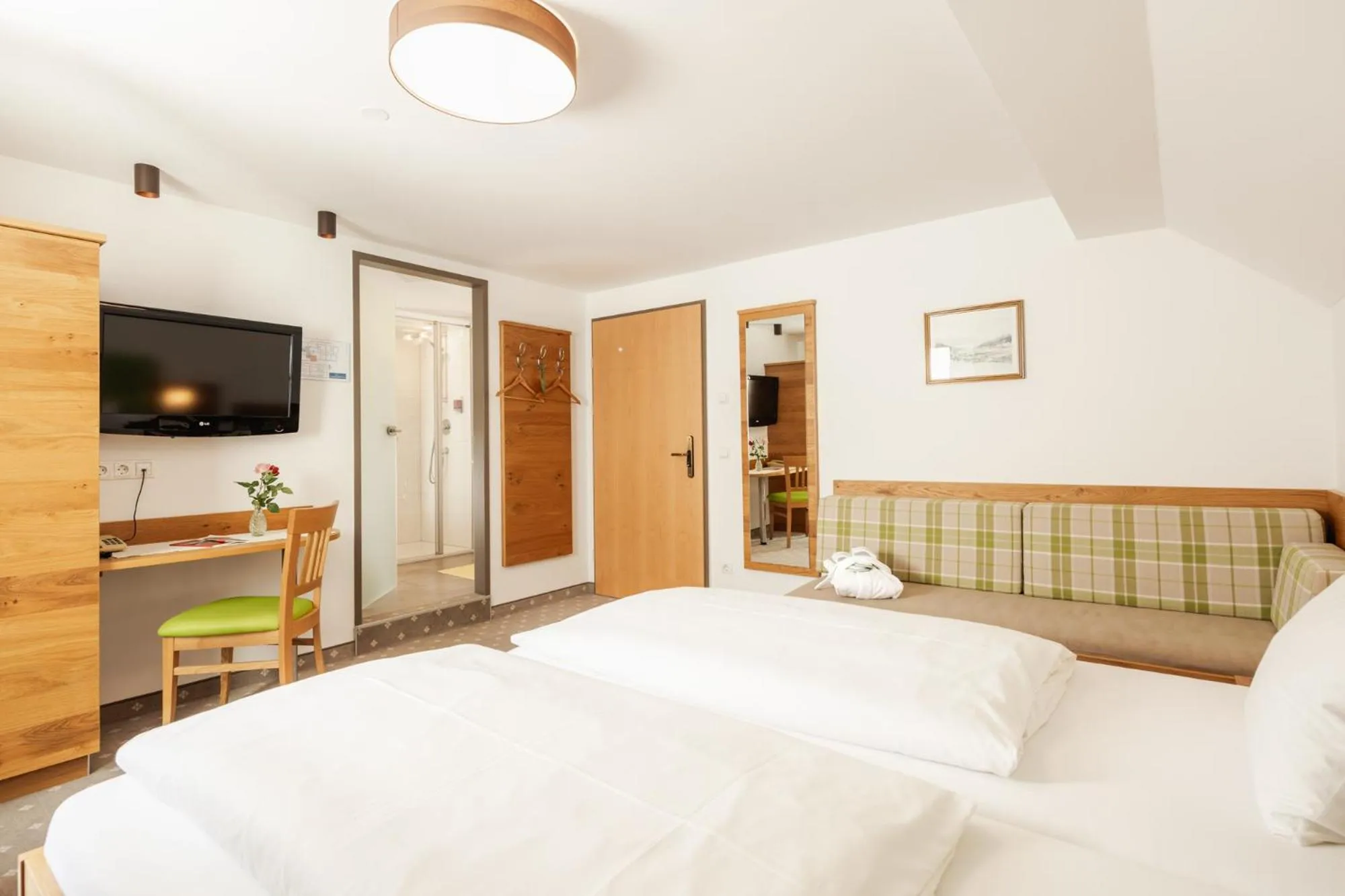 Photo of the whole room, Bed in Landhotel Stofflerwirt