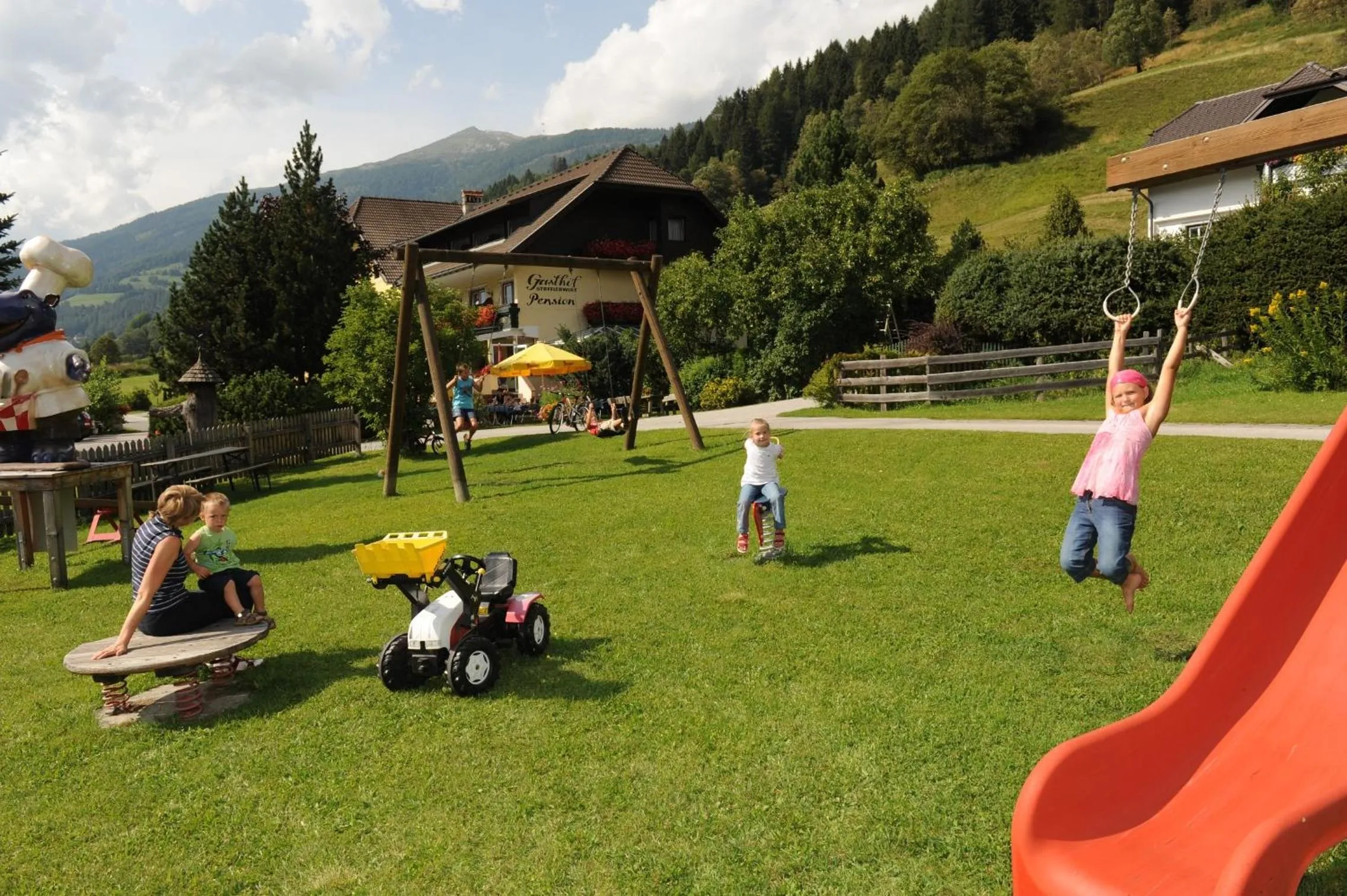 Children play ground in Landhotel Stofflerwirt