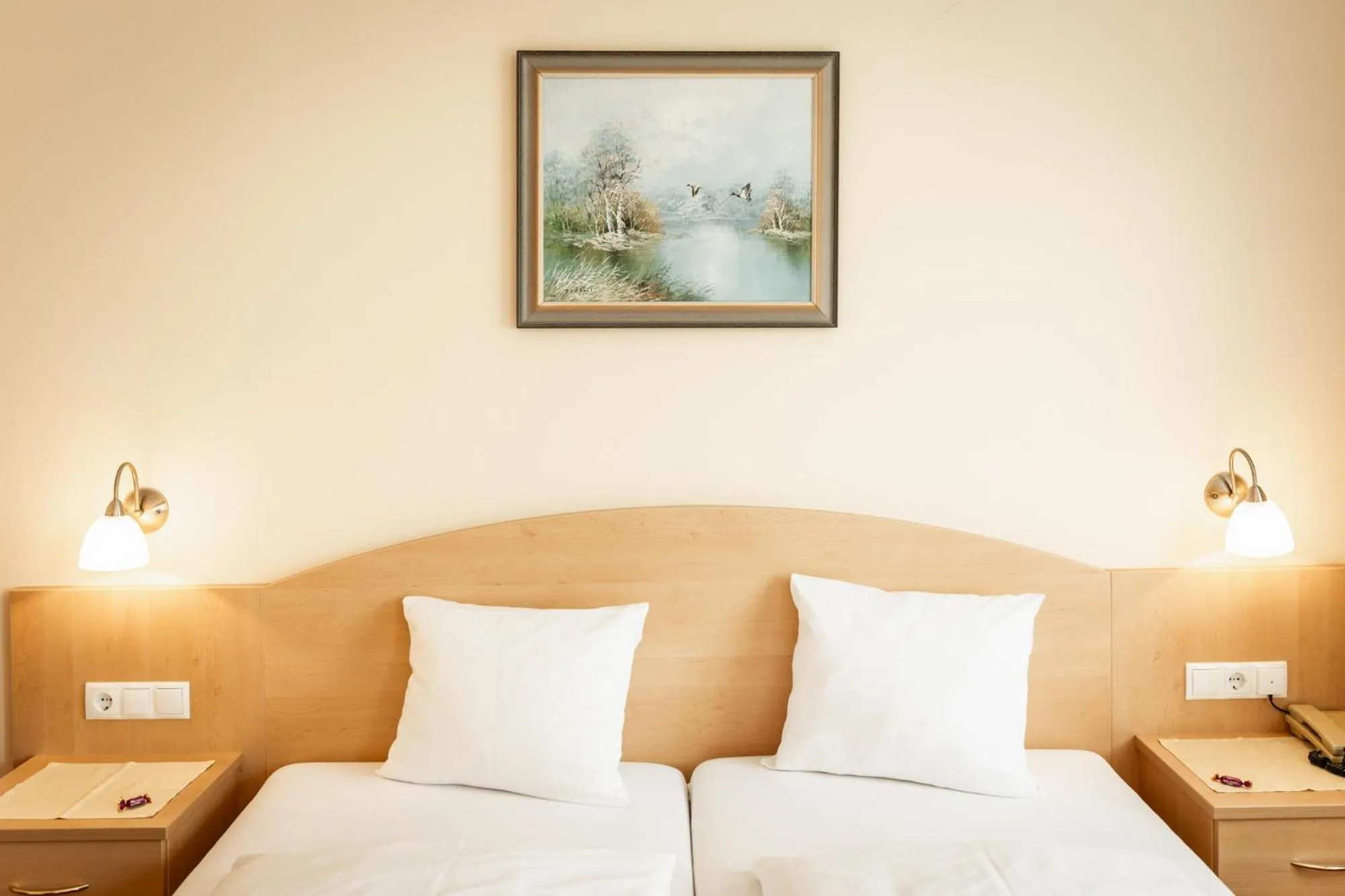 Photo of the whole room, Bed in Landhotel Stofflerwirt