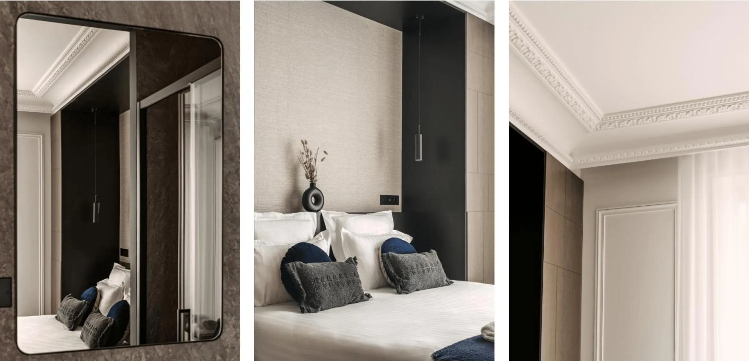 Bed in HIGHSTAY - Luxury Serviced Apartments - Champs-Elysées