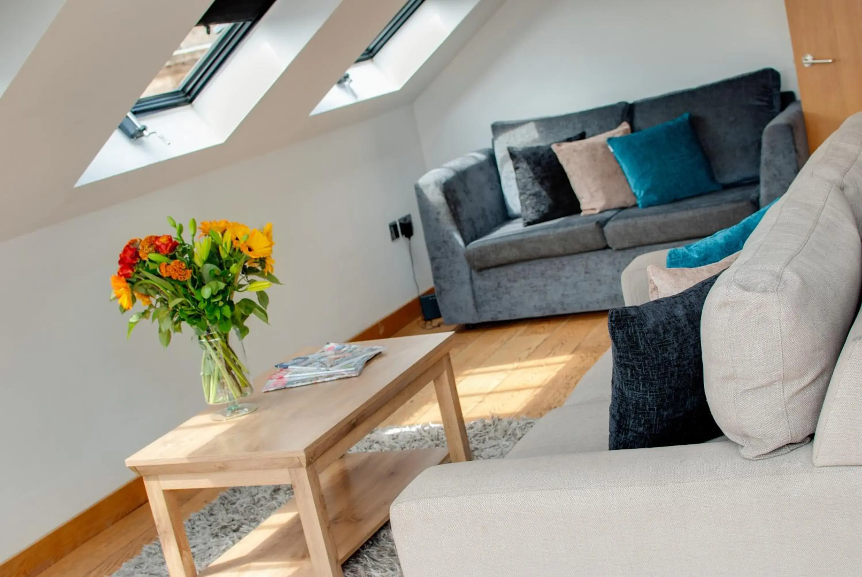 Living room in Base Serviced Apartments - Sir Thomas Street Living room in Base Serviced Apartments - Sir Thomas Street