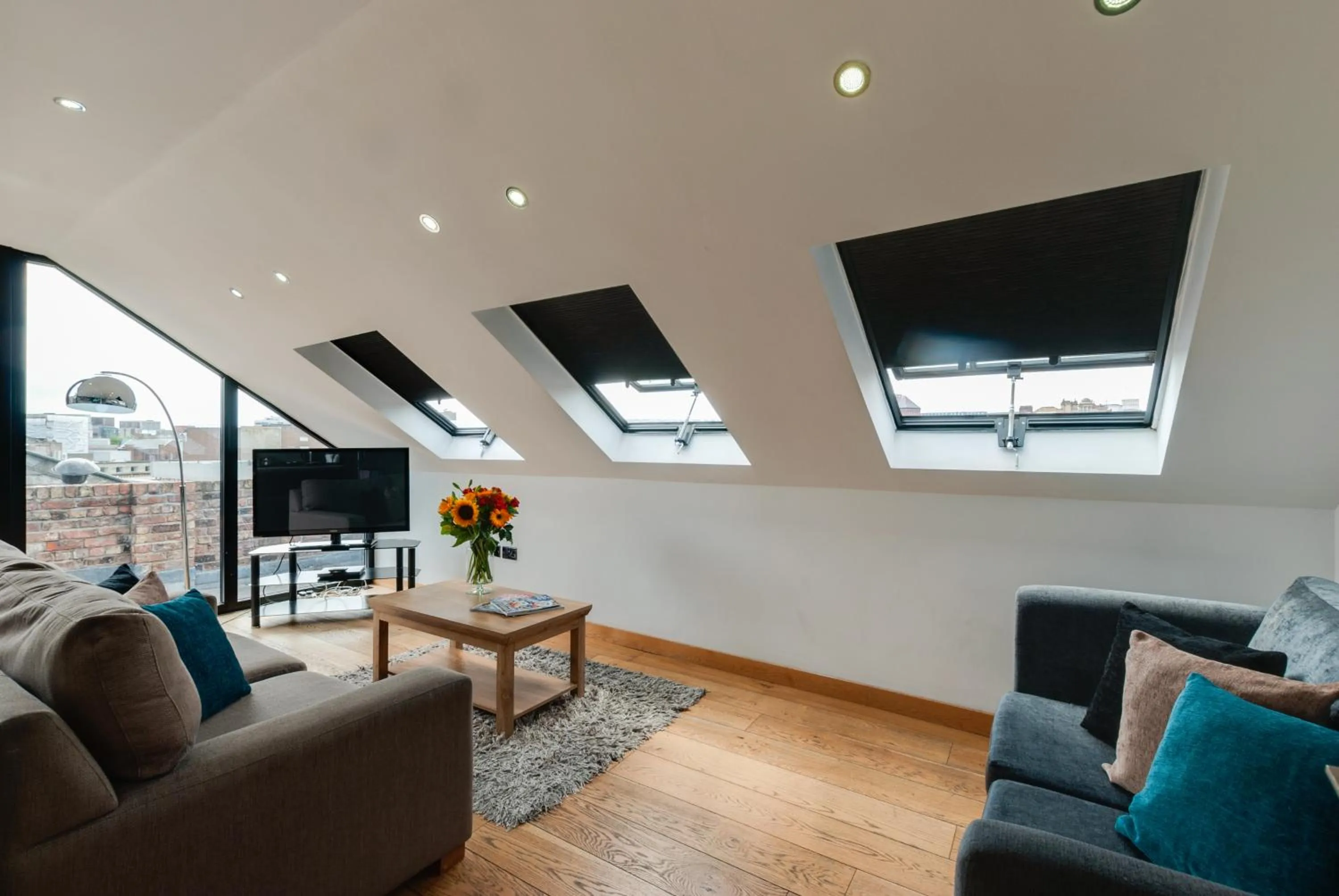 Communal lounge/ TV room in Base Serviced Apartments - Sir Thomas Street