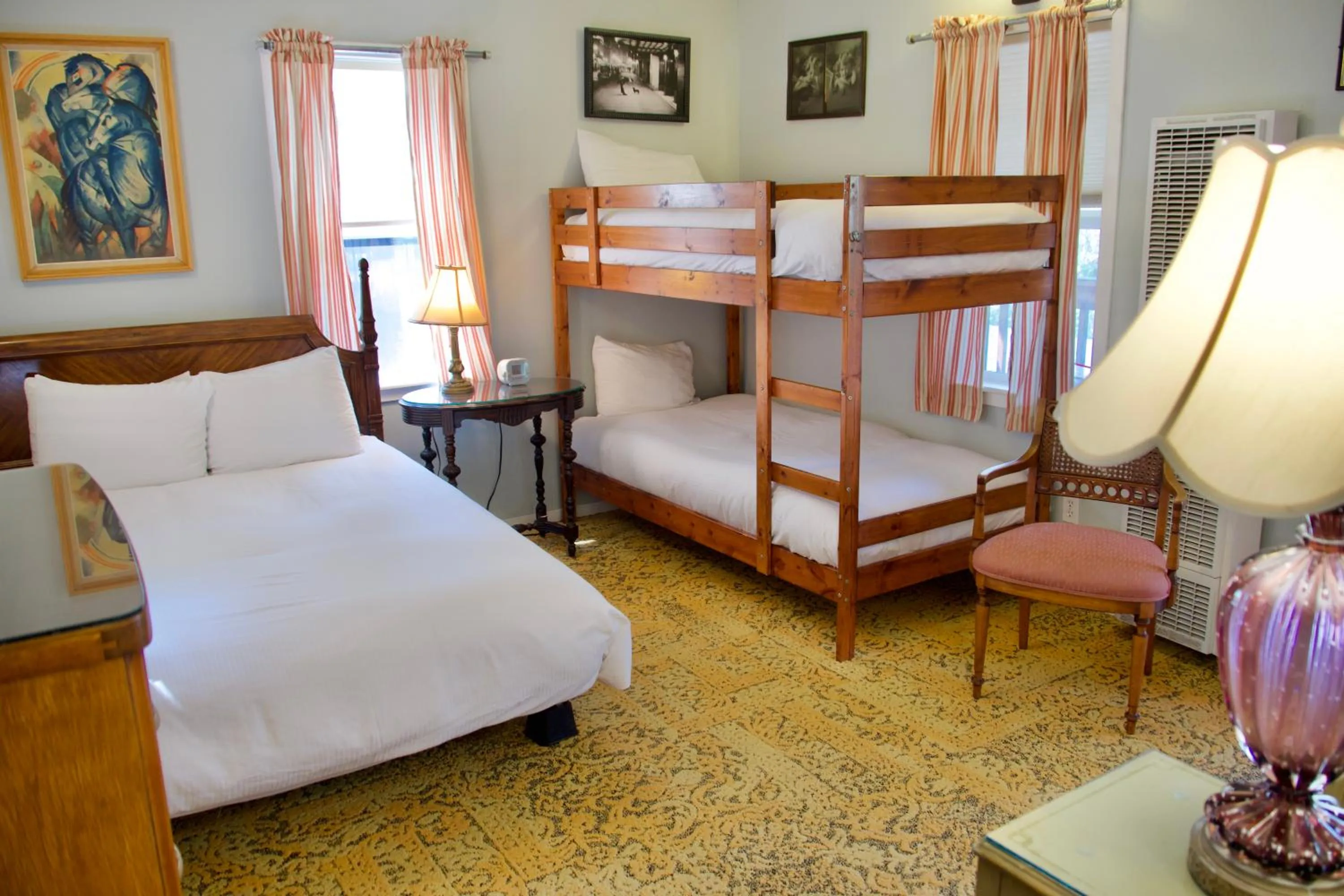 Bed in Yosemite Bug Rustic Mountain Resort