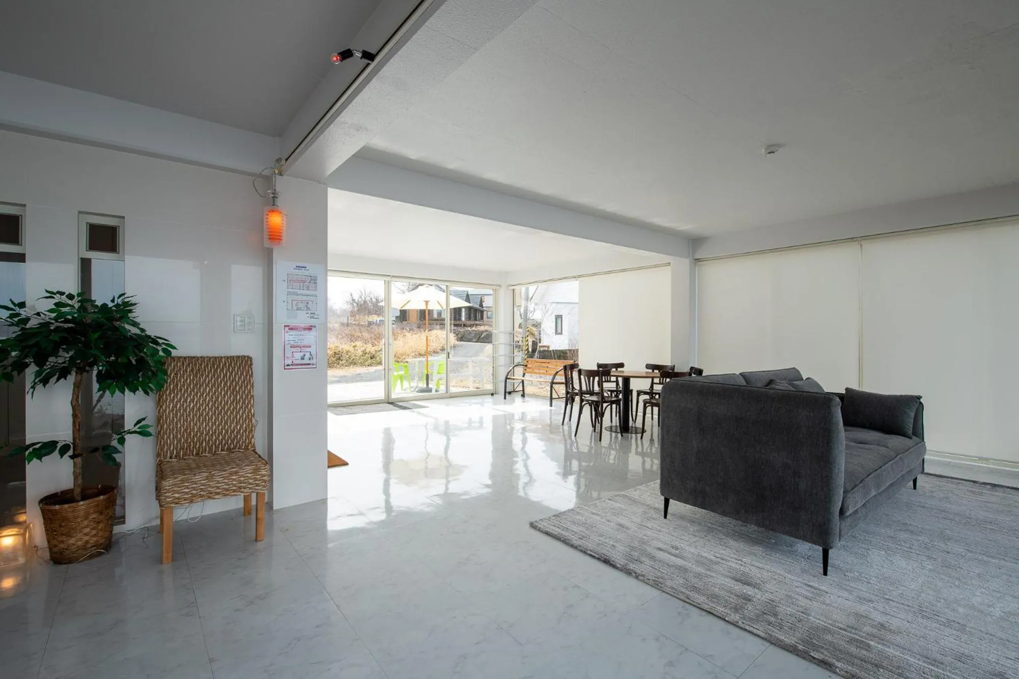Dining area in Sea Side House Toya