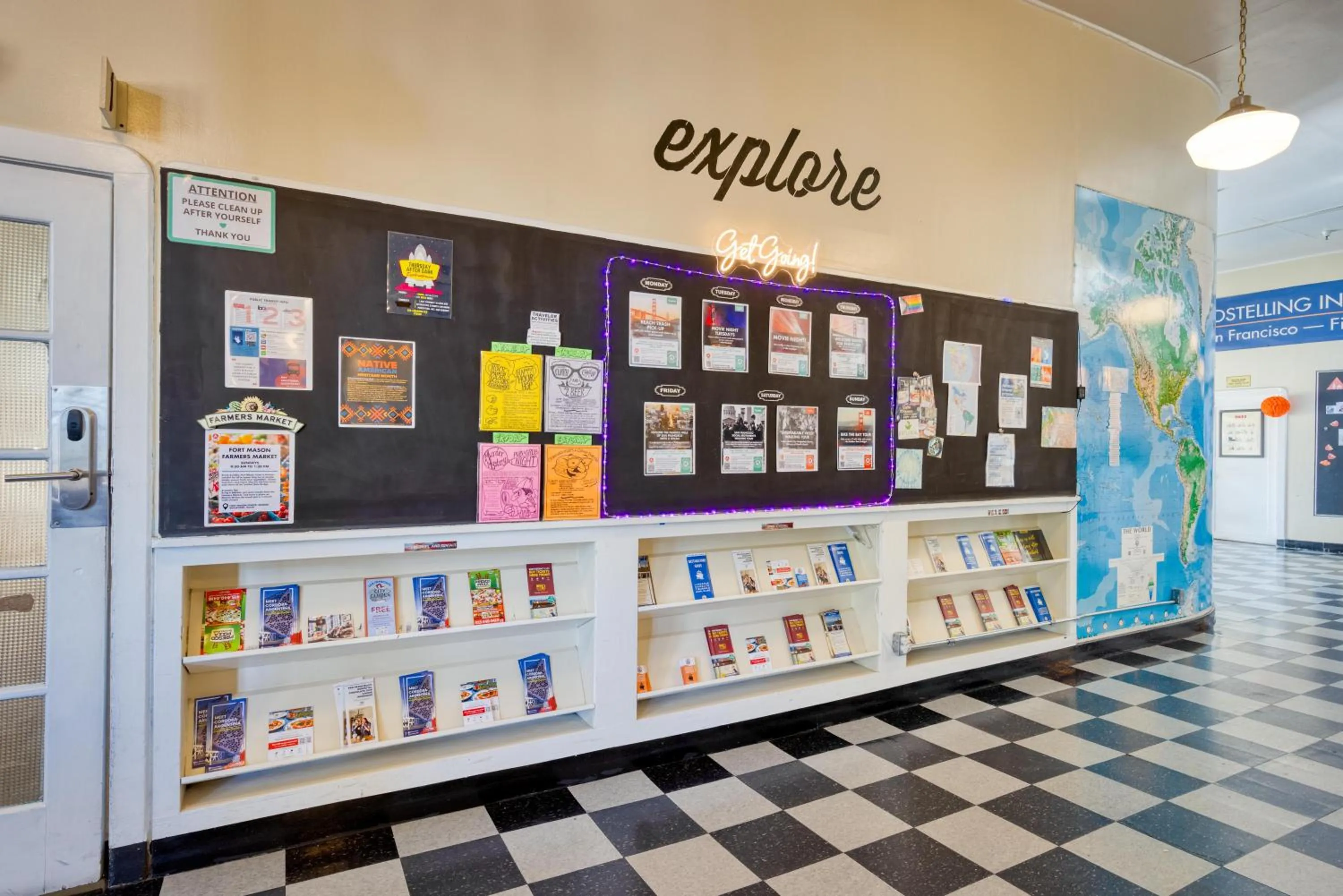 Decorative detail in HI San Francisco Fisherman's Wharf Hostel