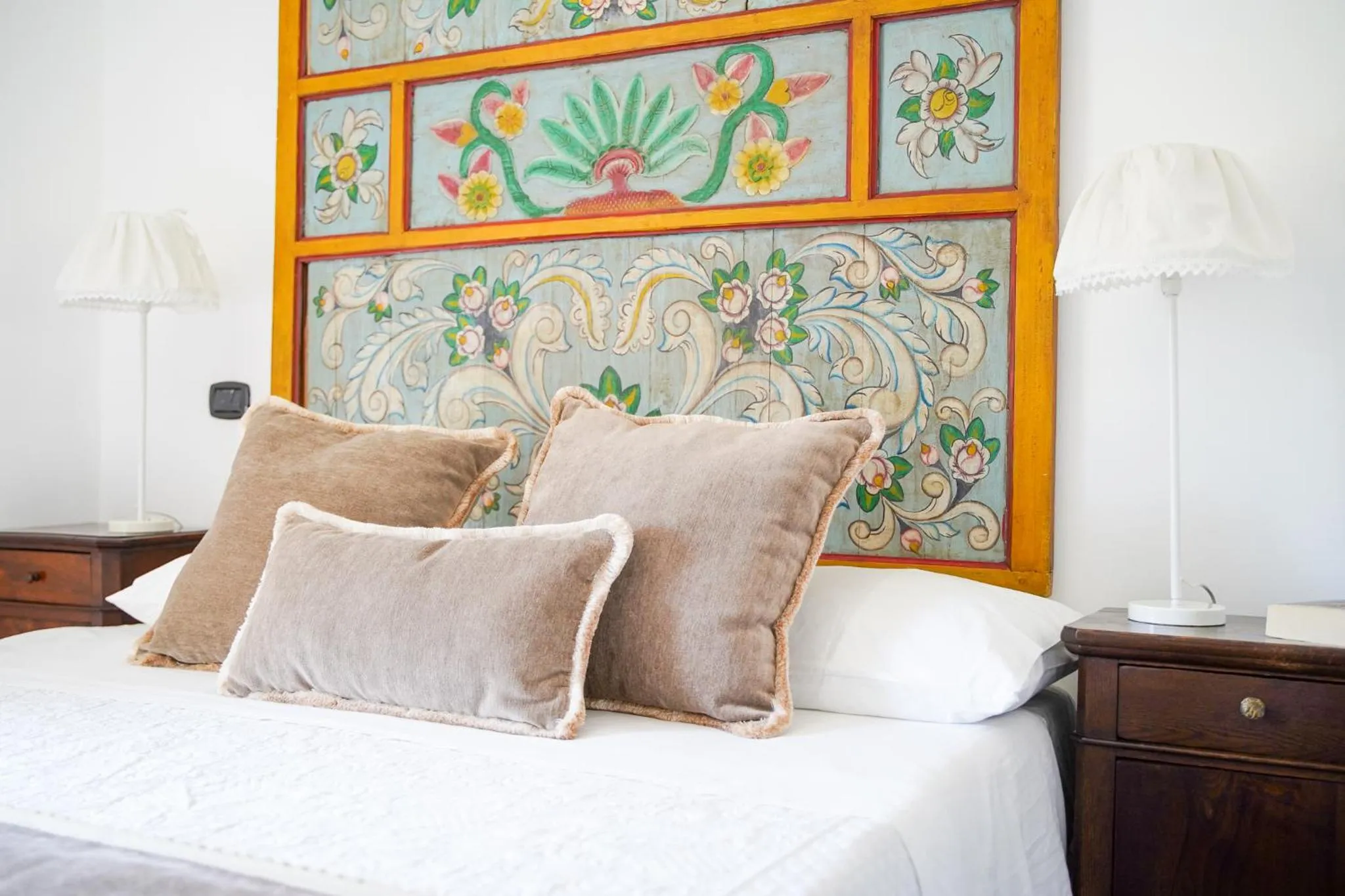 Bed in L'Olivo Country Resort & SPA