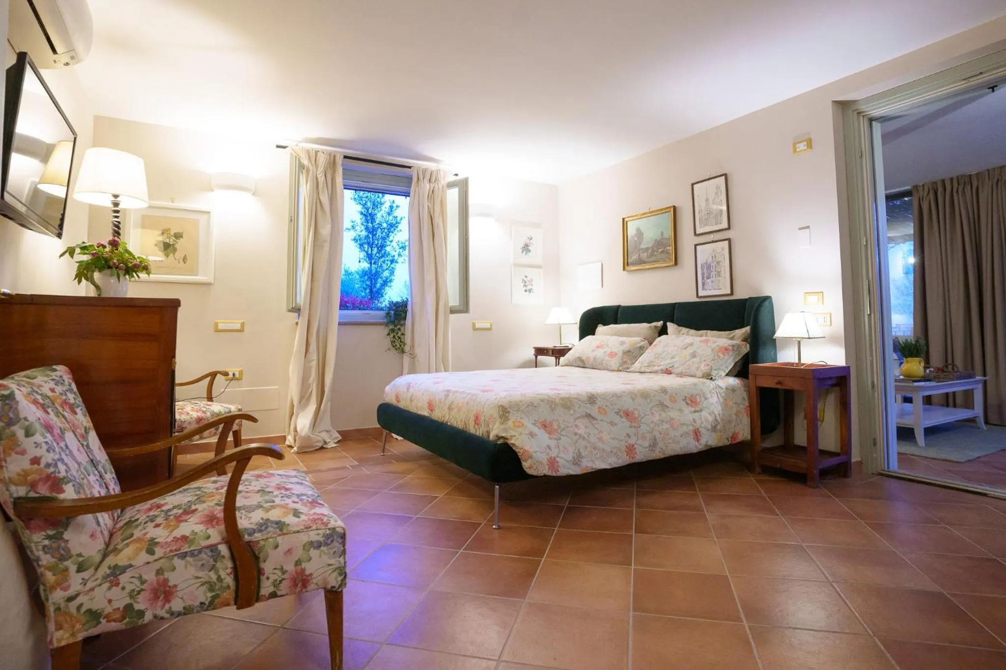 Bed in L'Olivo Country Resort & SPA