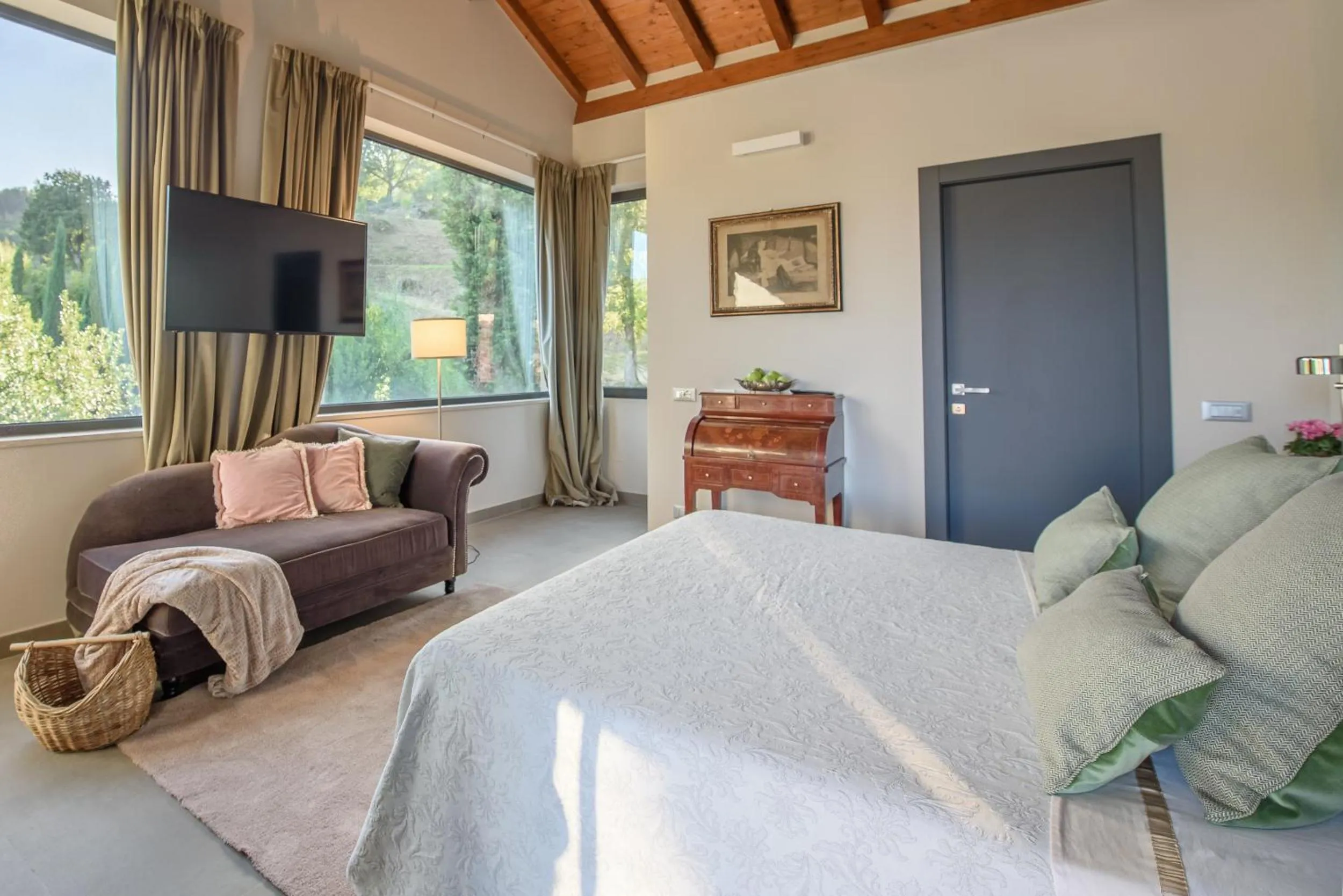 Bed in L'Olivo Country Resort & SPA