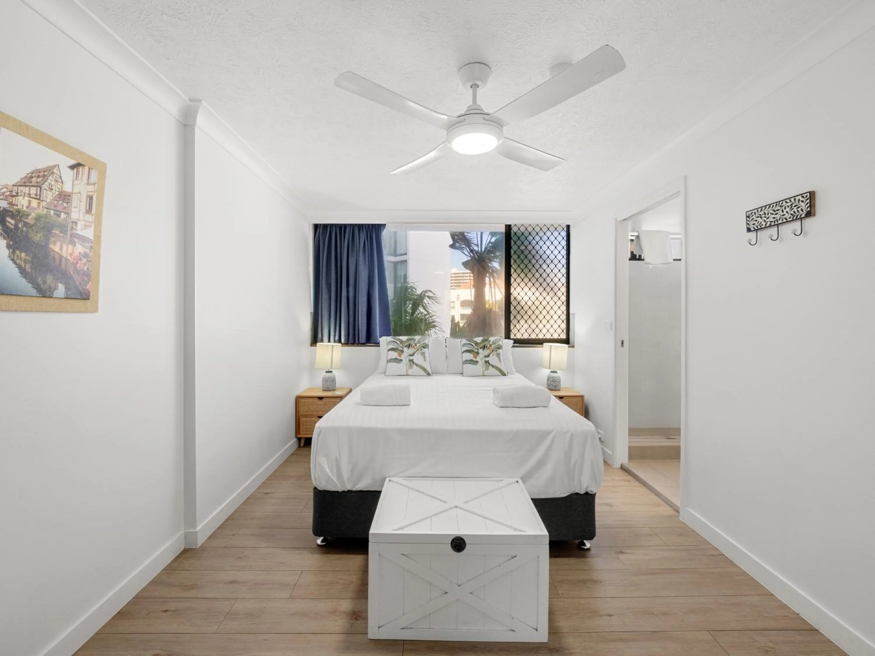 Bed in Aries Holiday Apartments