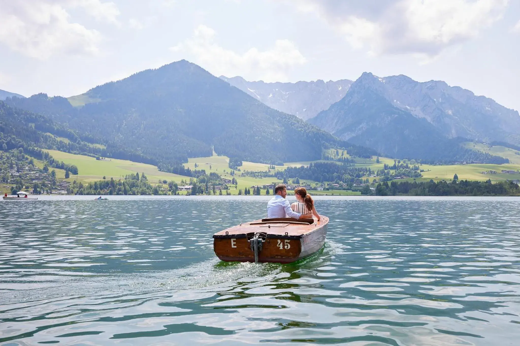 Lake view in Das Walchsee Resort Lake view in Das Walchsee Resort